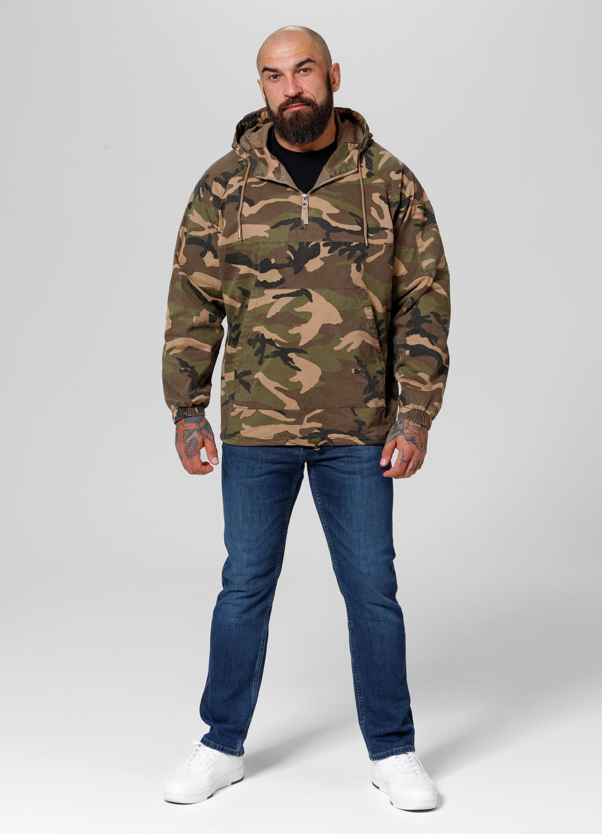Bassmore Kangaroo hooded jacket