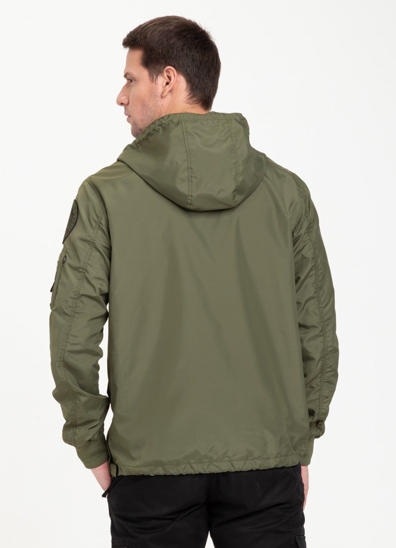 Men&#39;s Kangaroo hooded jacket Loring - Olive