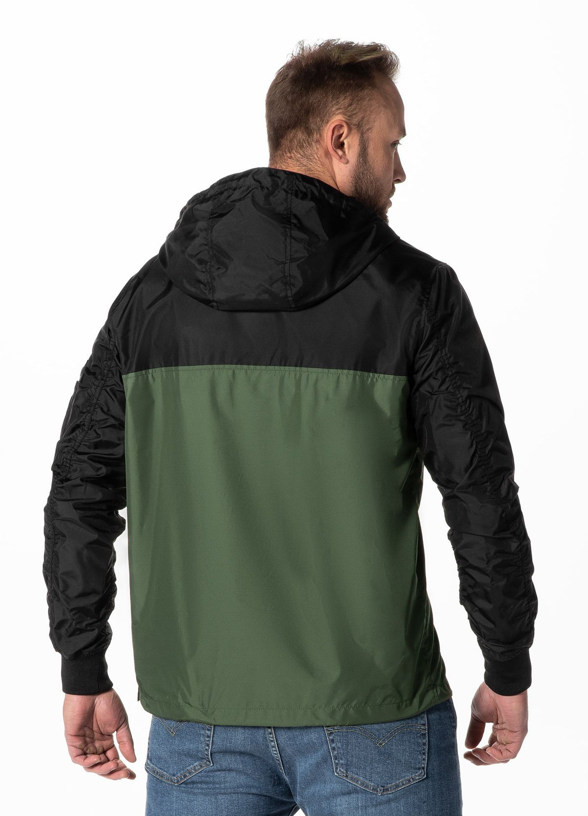 Kangaroo hooded jacket Two-Color Loring