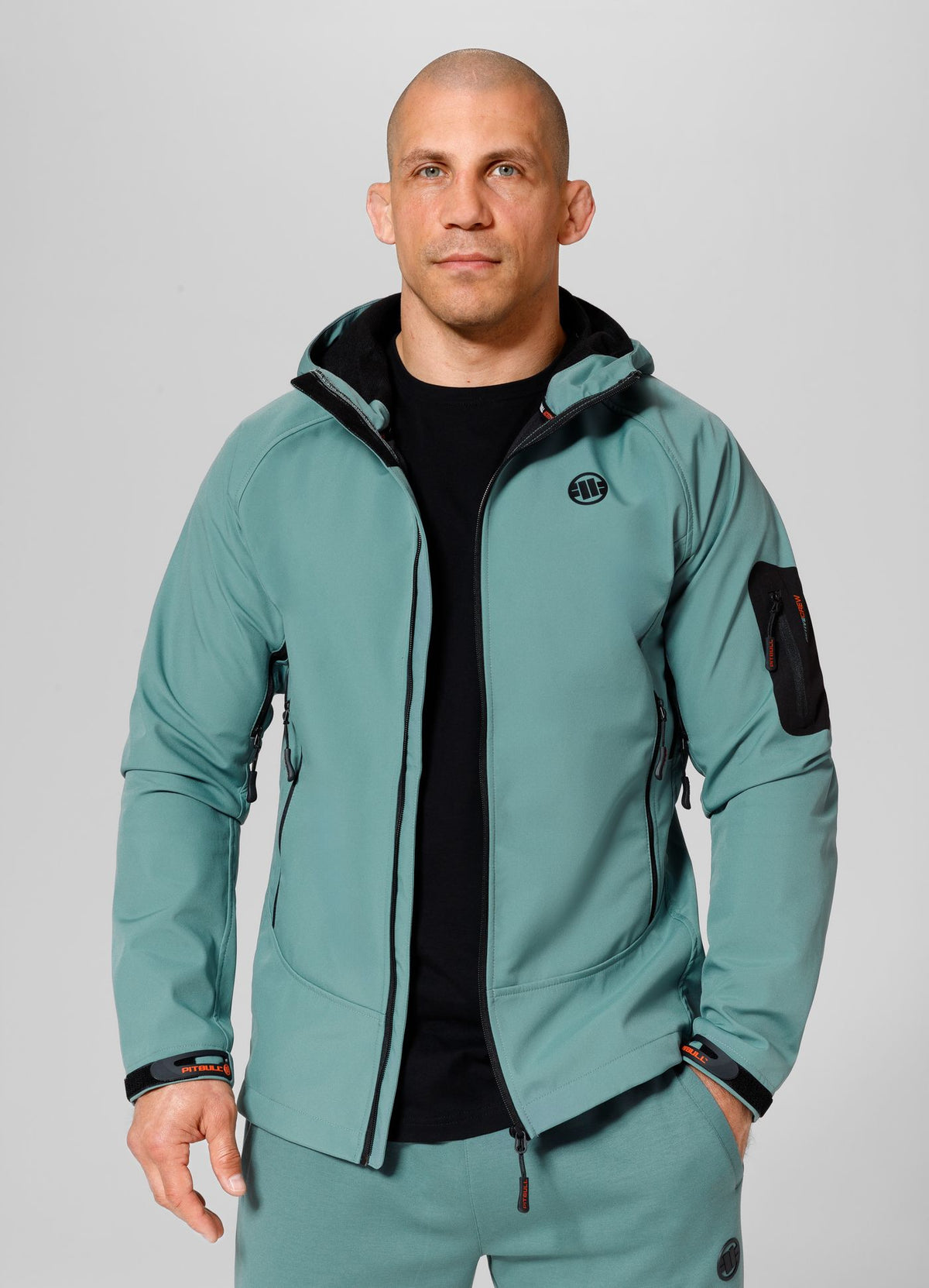 Men&#39;s hooded Softshell jacket Airfield