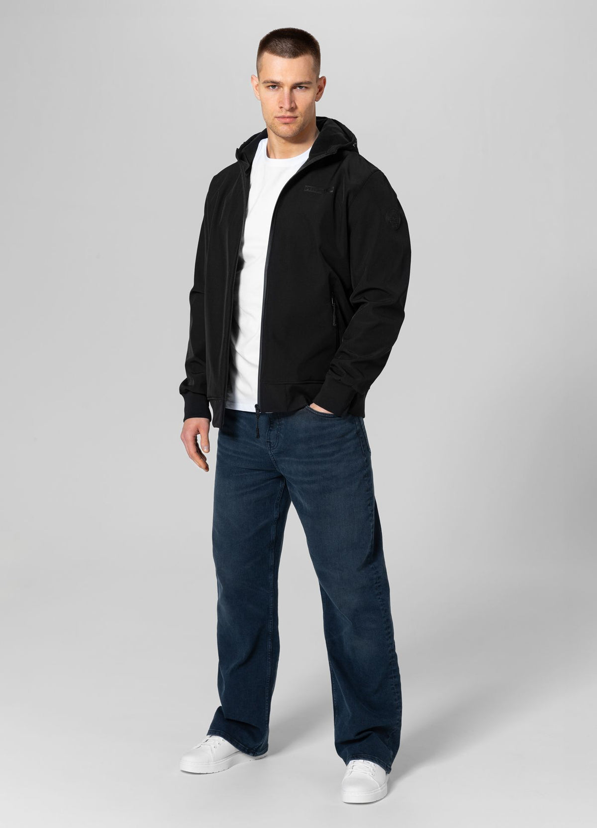 Men&#39;s hooded Softshell jacket Midway II