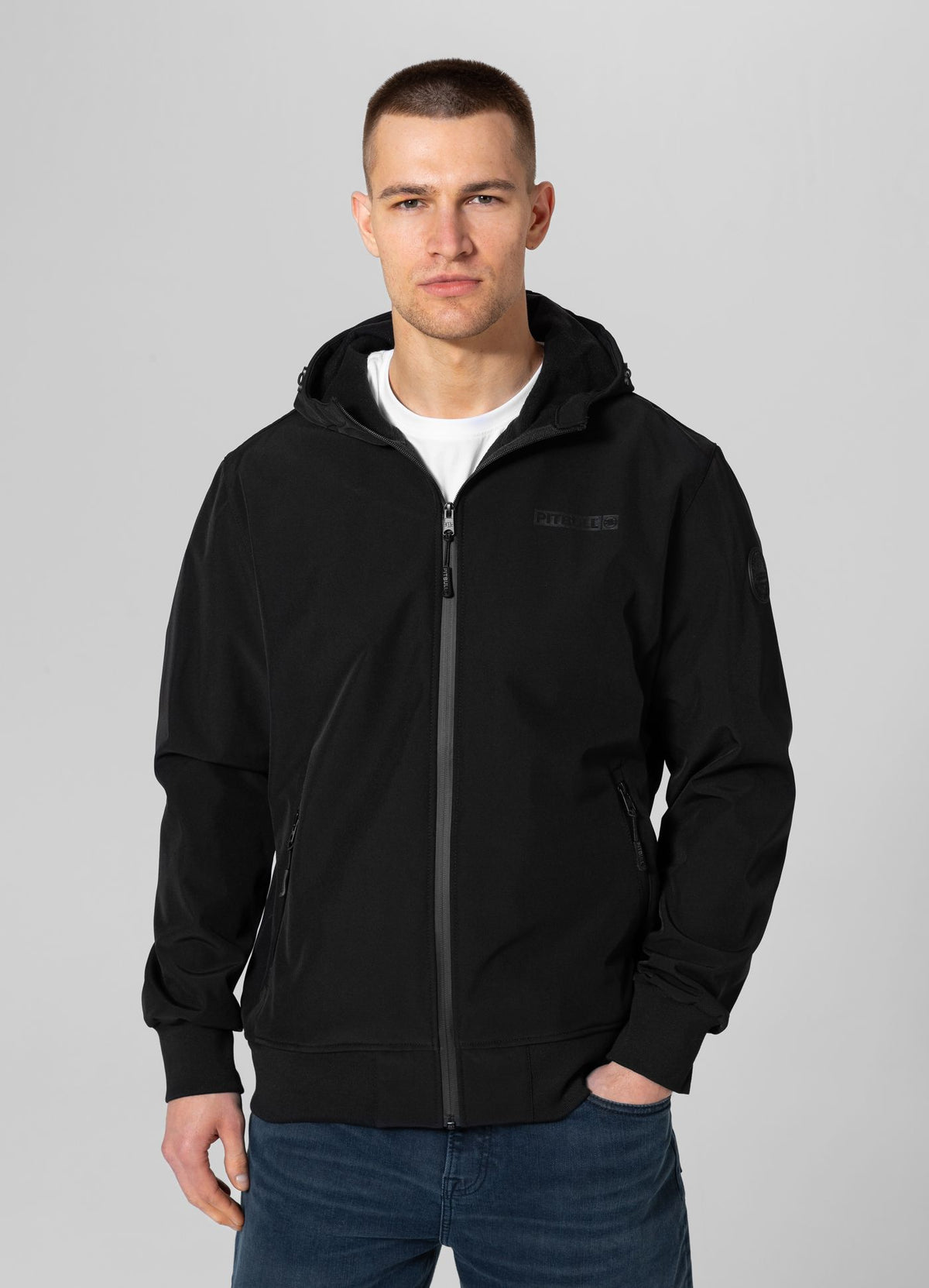 Men&#39;s hooded Softshell jacket Midway II