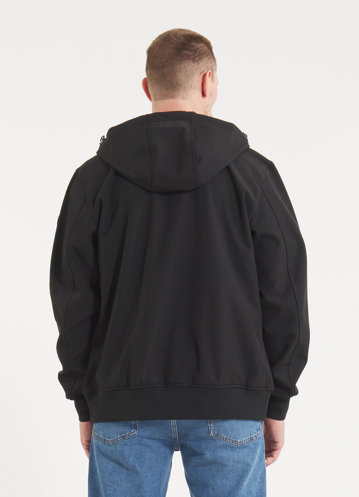 Men&#39;s hooded Softshell jacket Midway II - Black