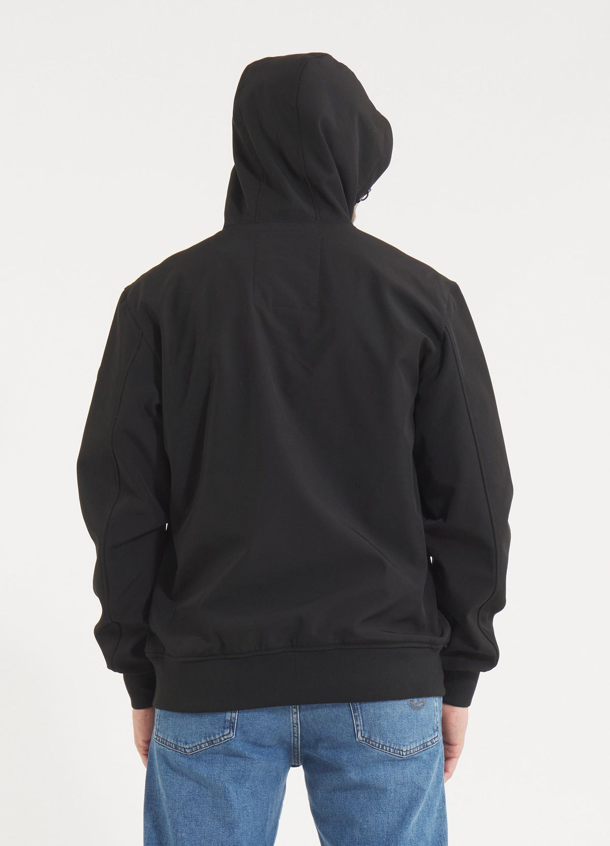 Men&#39;s hooded Softshell jacket Midway II - Black