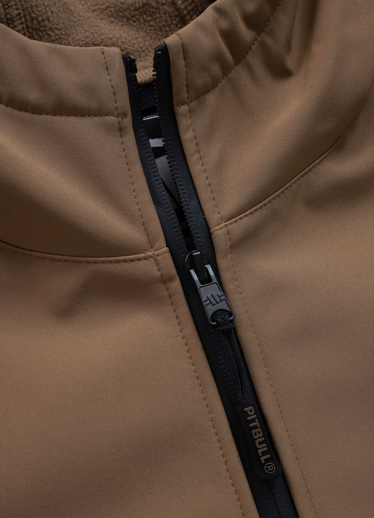 Men&#39;s hooded Softshell jacket Midway II - Coyote brown