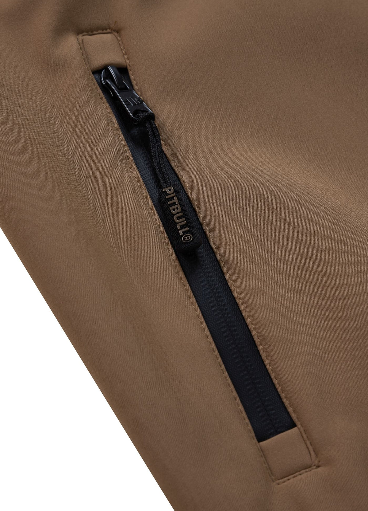 Men&#39;s hooded Softshell jacket Midway II - Coyote brown