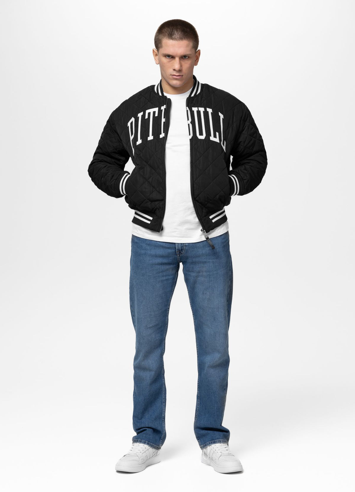 Quilted transitional baseball jacket JUPITER