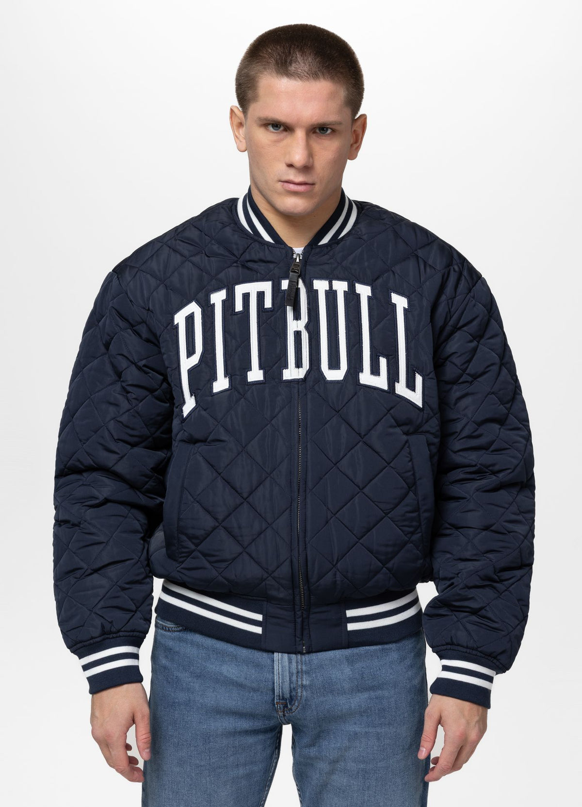 Quilted transitional baseball jacket JUPITER