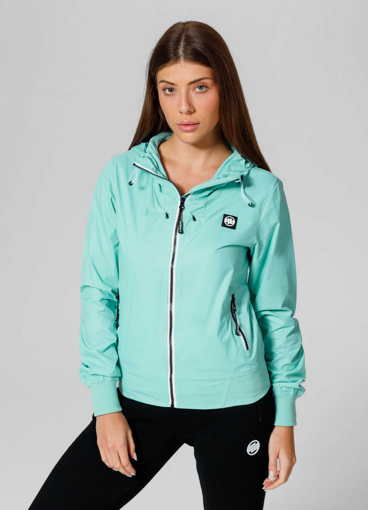 Women&#39;s transitional hooded jacket Aaricia Logo