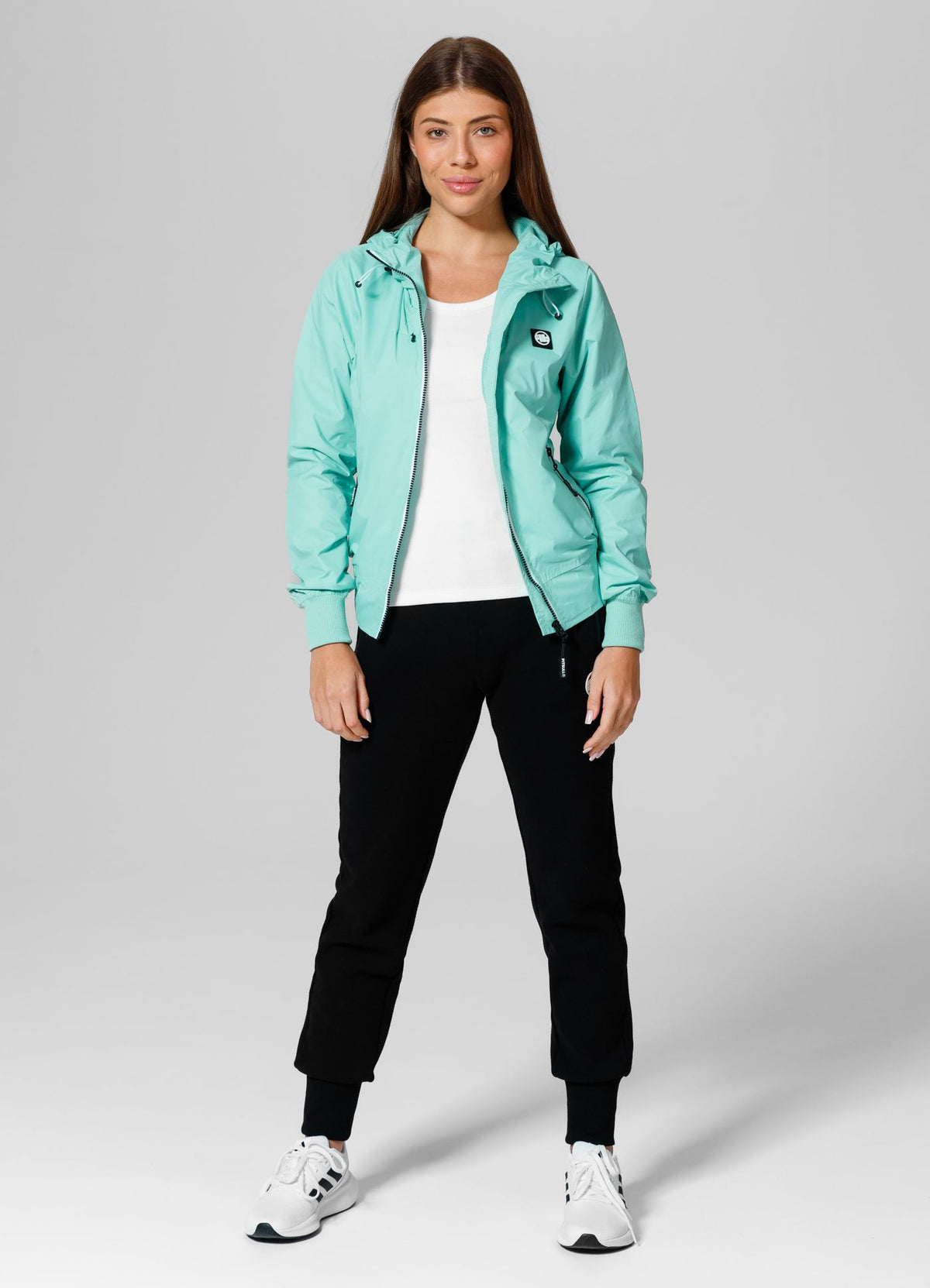 Women&#39;s transitional hooded jacket Aaricia Logo