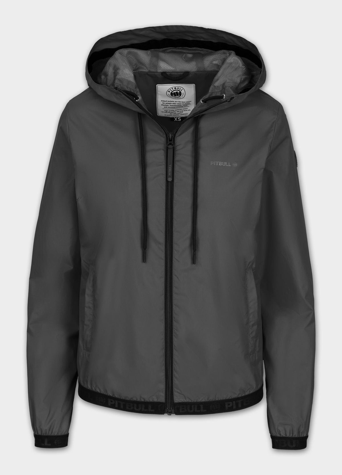 Women's hooded jacket PRIMOSA - Graphite