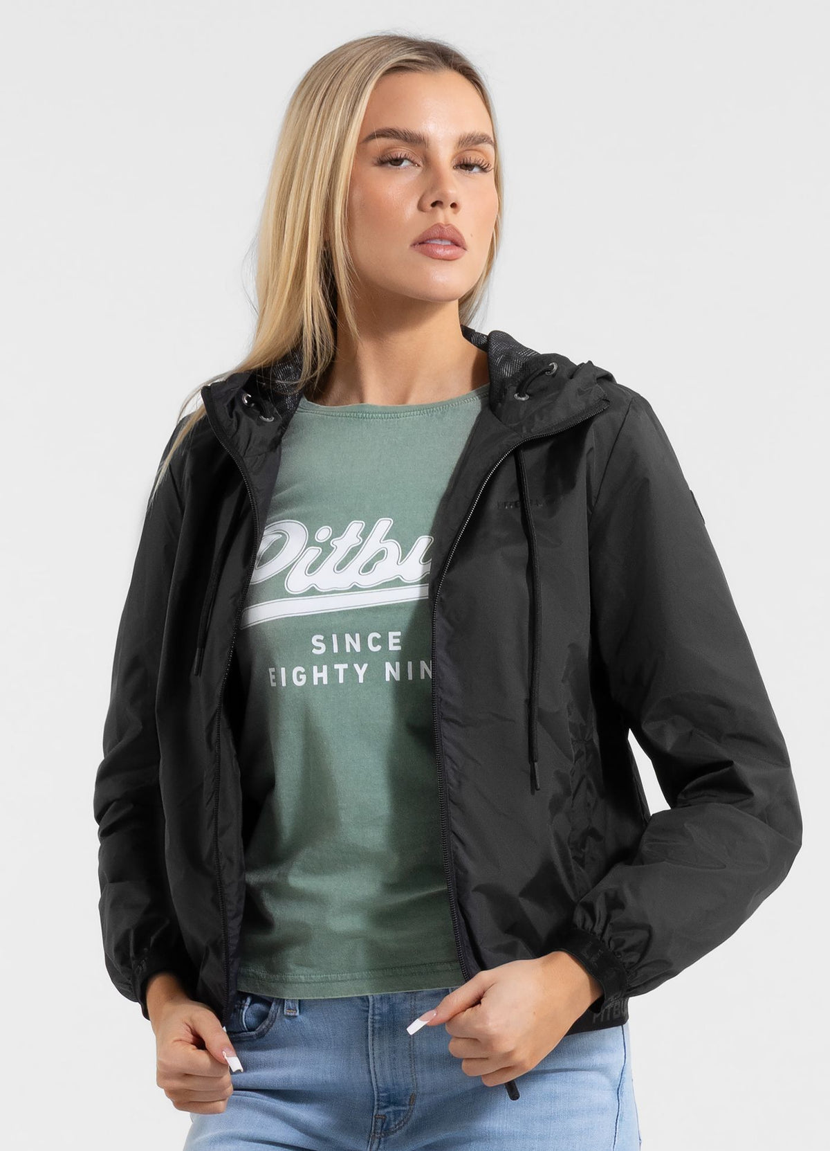 Women&#39;s hooded jacket PRIMOSA - Black
