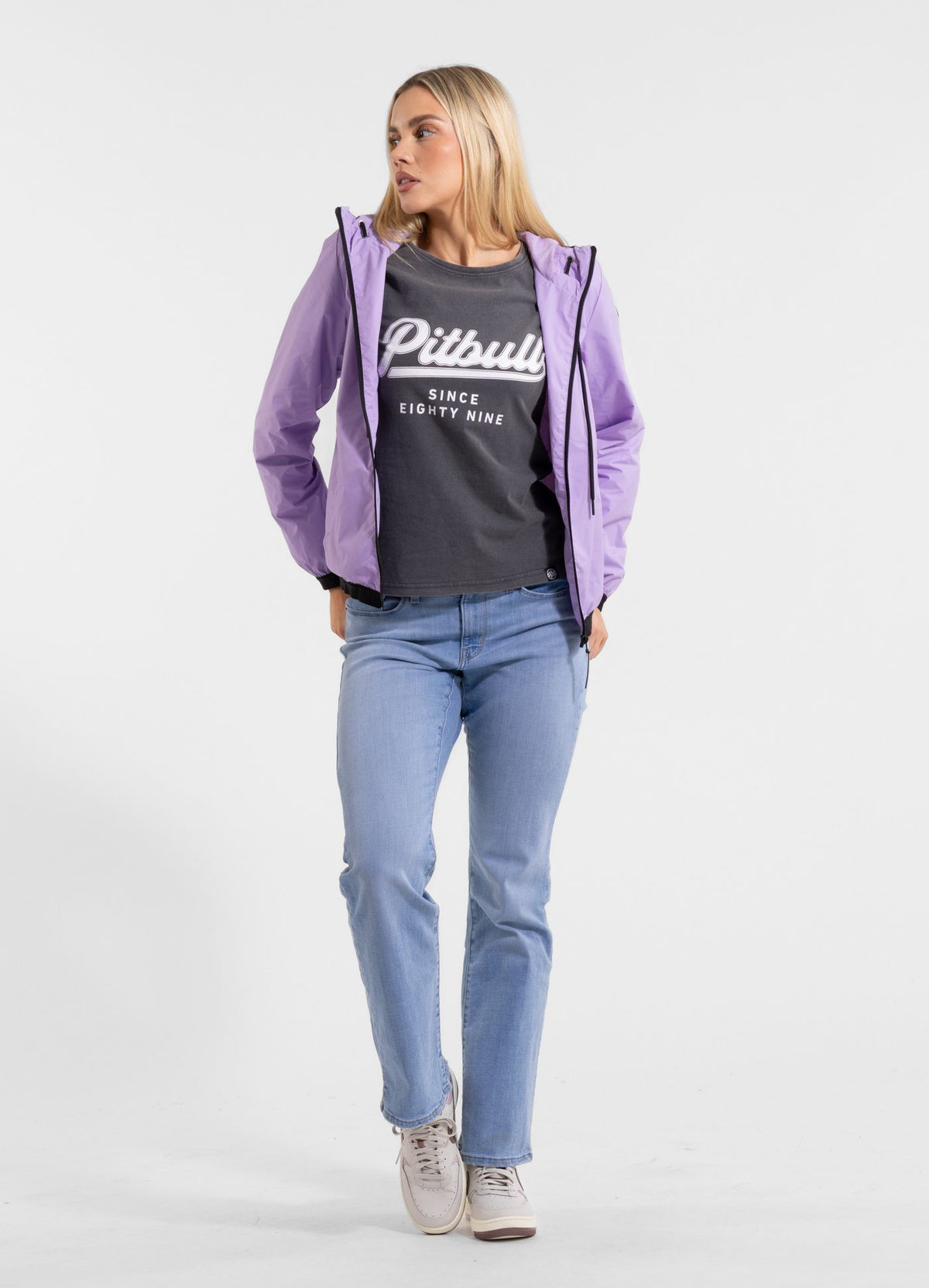 Women&#39;s hooded jacket PRIMOSA - Lilac