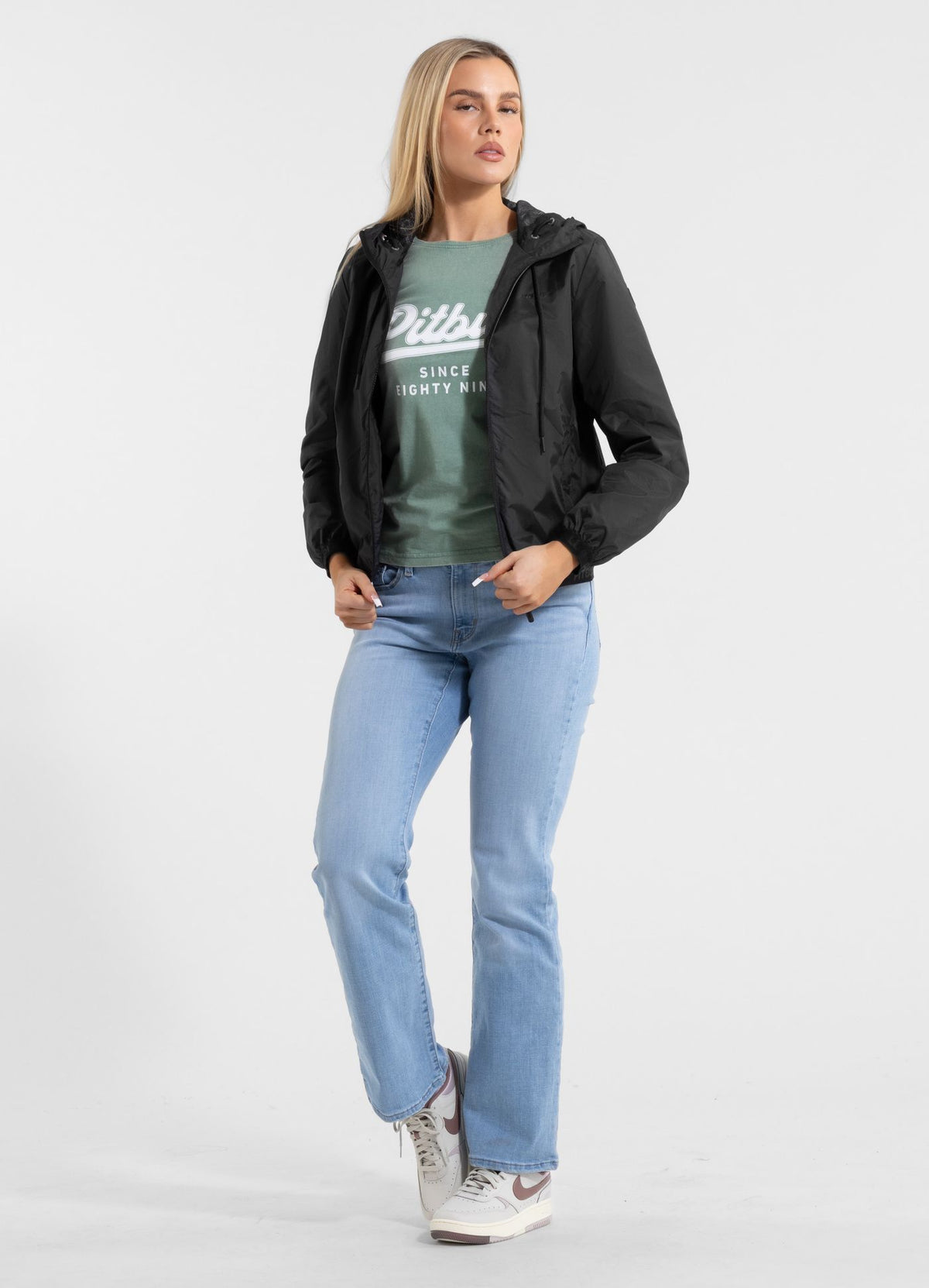 Women's hooded jacket PRIMOSA - Black