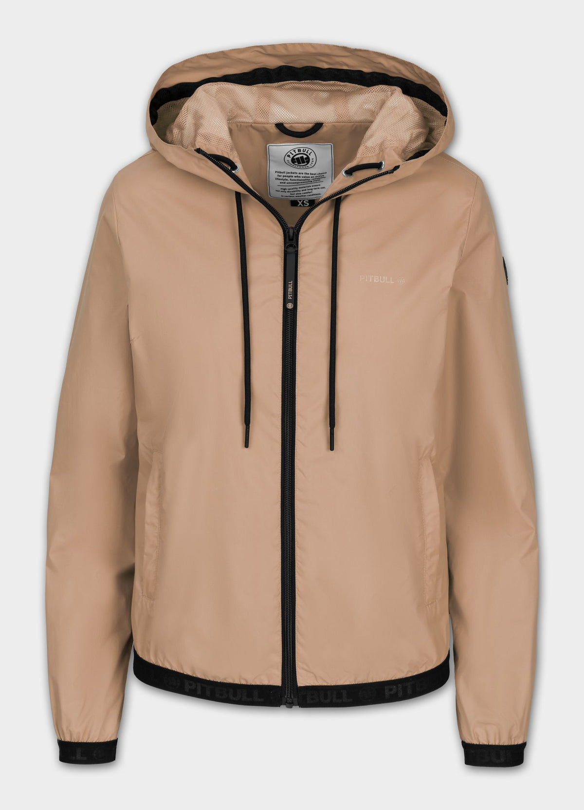 Women's hooded jacket PRIMOSA - Dark Sand