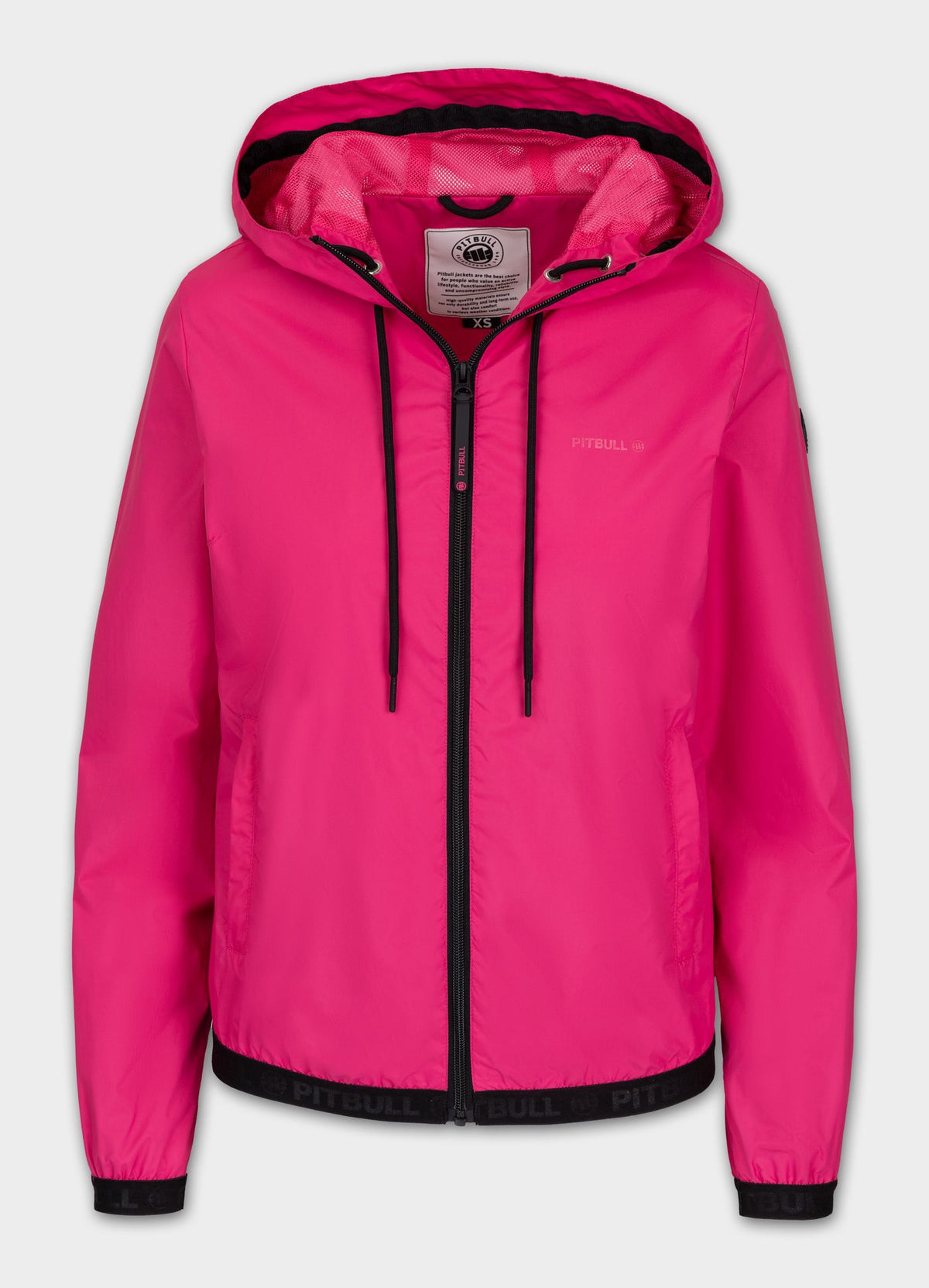 Women&#39;s hooded jacket PRIMOSA - Raspberry