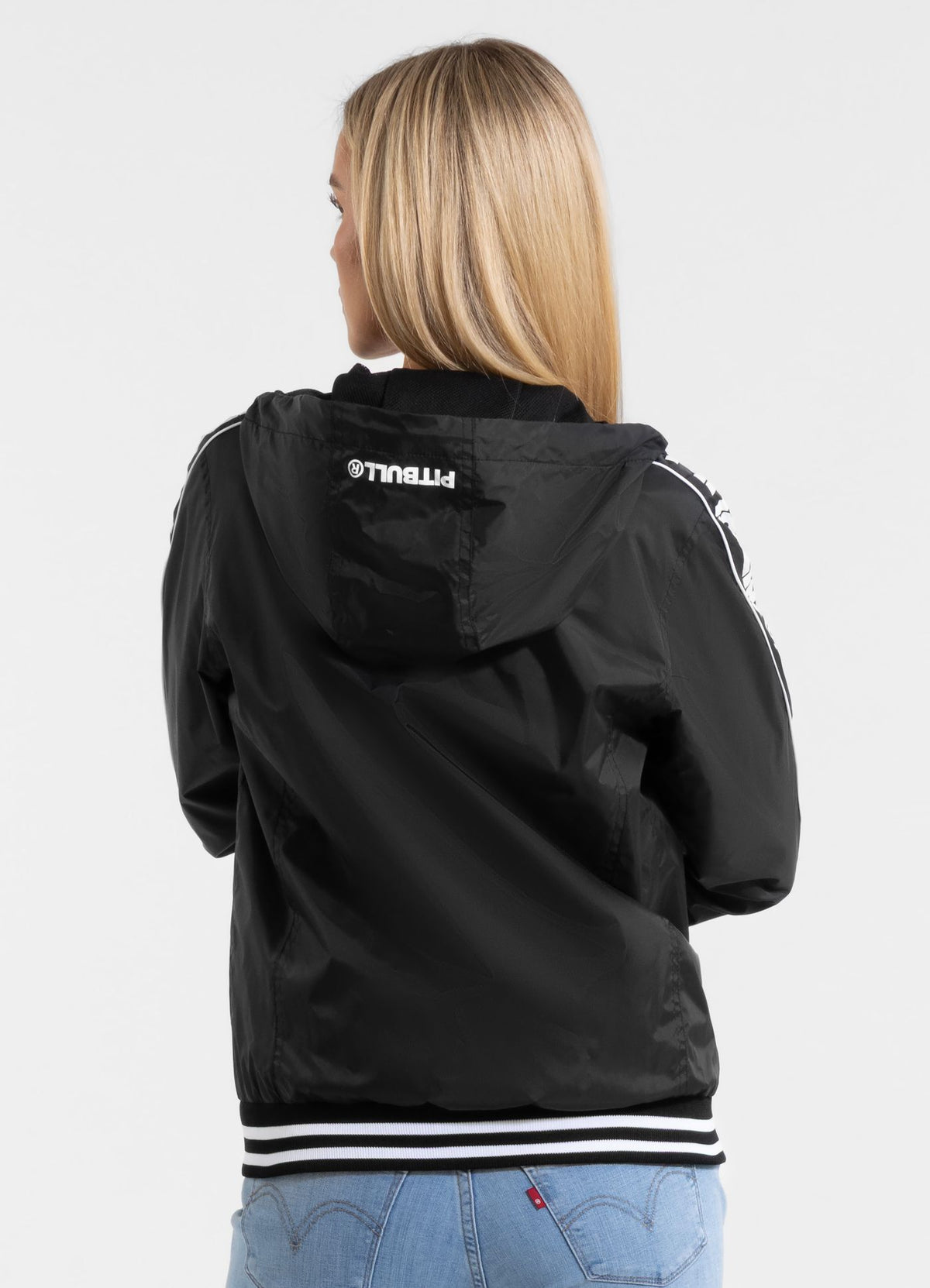 Women&#39;s hooded jacket WHITEWOOD - Black
