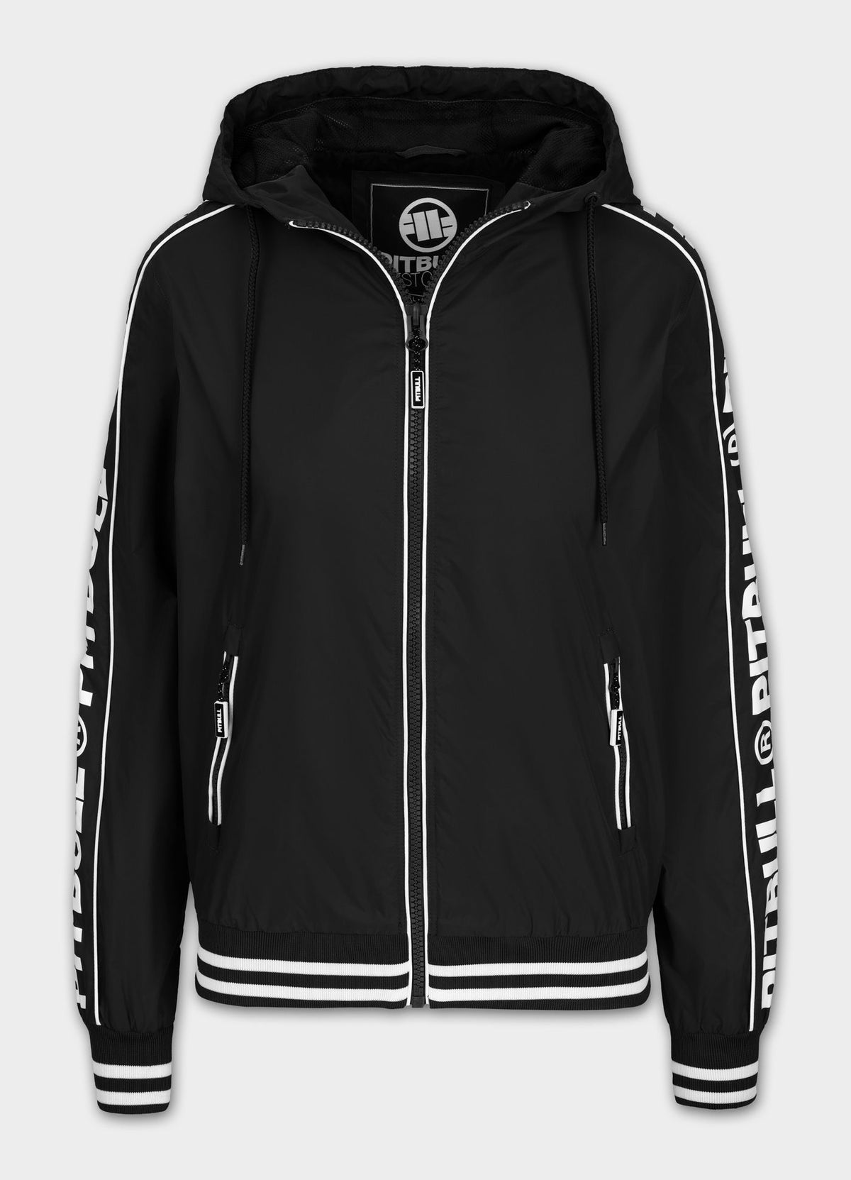 Women&#39;s hooded jacket WHITEWOOD - Black