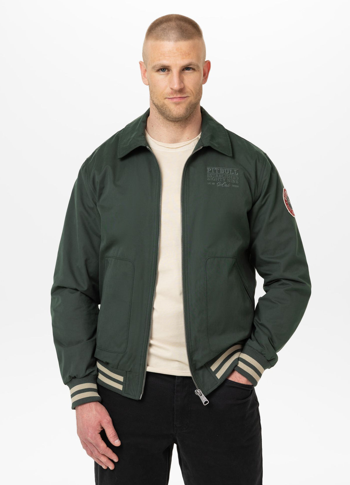 Men&#39;s jacket PIONEER - Dark green