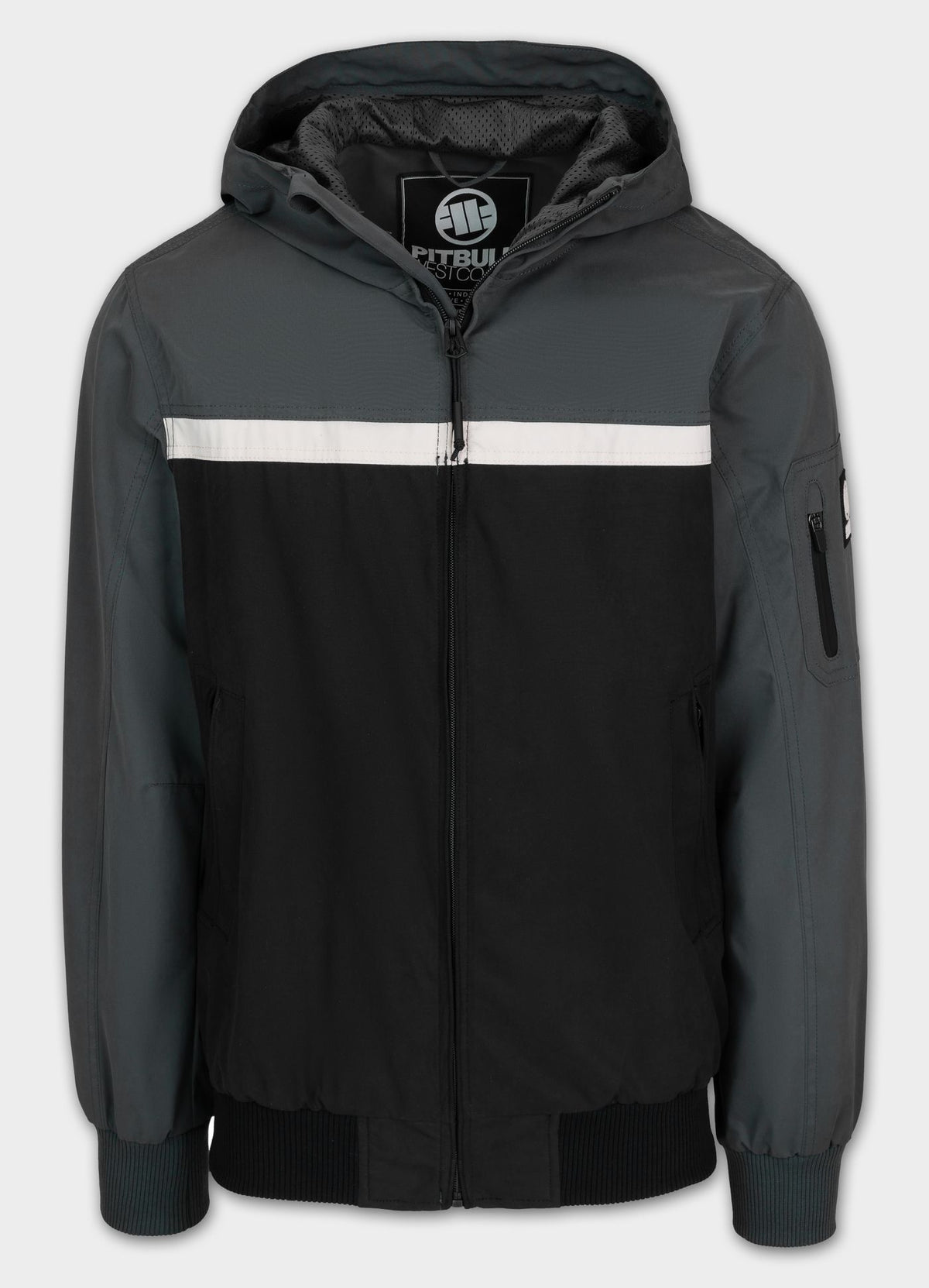 Men&#39;s hooded jacket 2 Color Longwood - Gray/Black