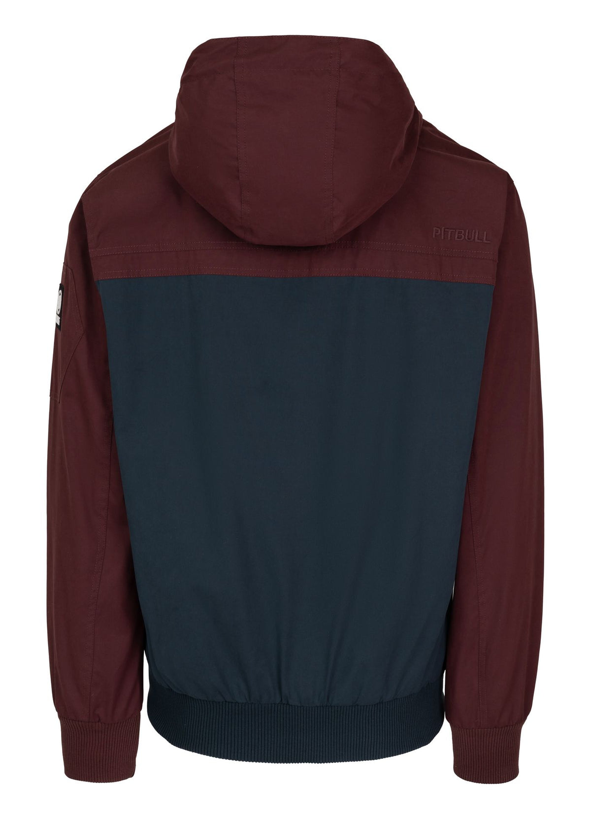 Men&#39;s hooded jacket 2 Color Longwood - Burgundy/Navy
