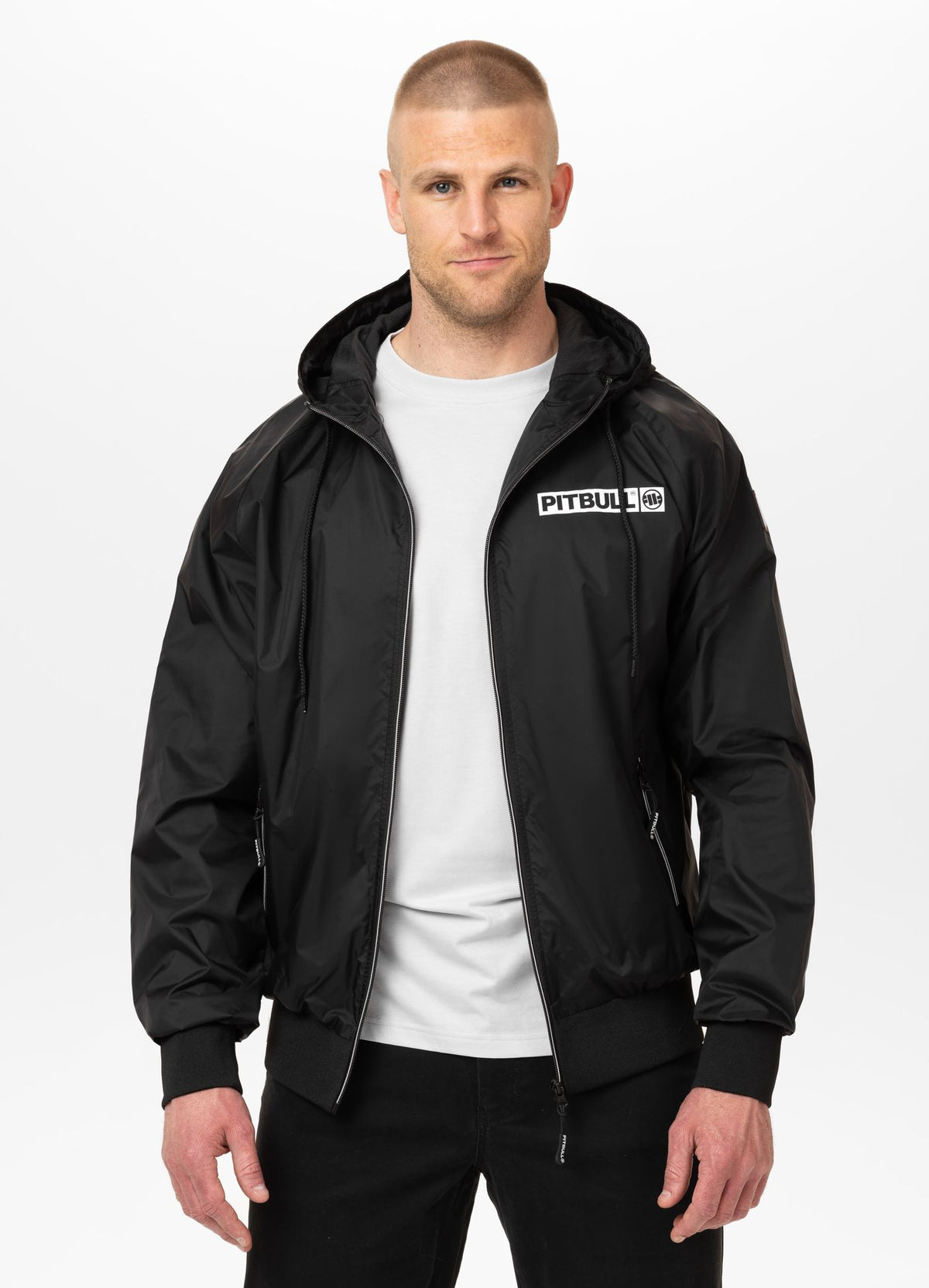 Men&#39;s hooded jacket Athletic Hilltop - Black
