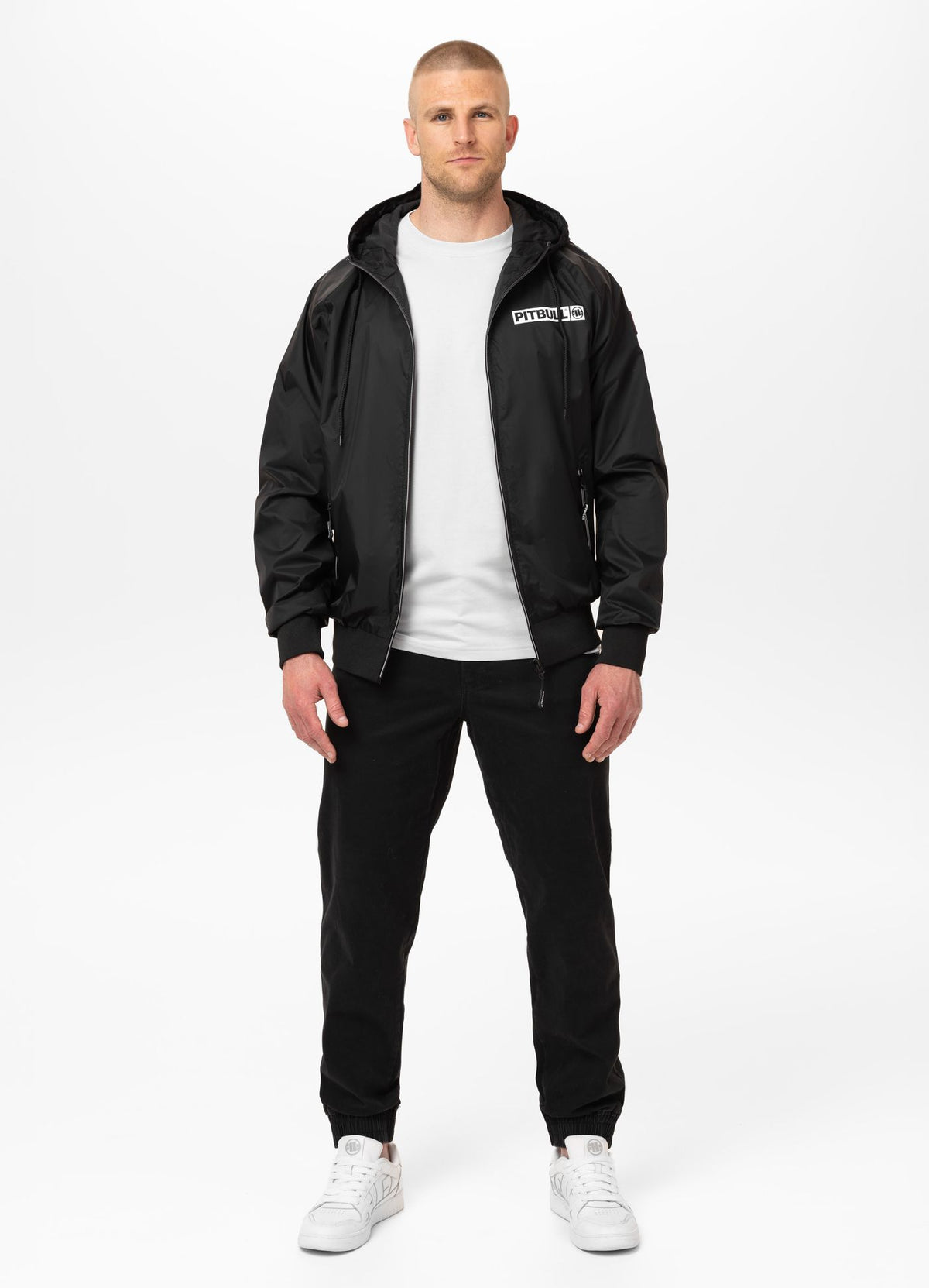 Men&#39;s hooded jacket Athletic Hilltop - Black