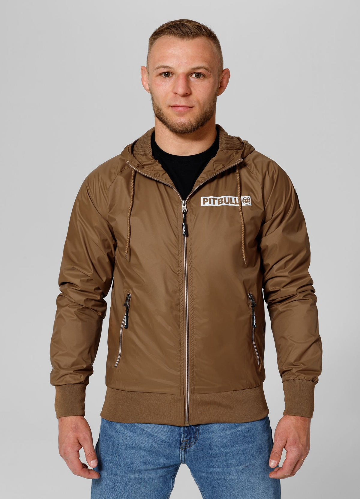 Men&#39;s transitional hooded jacket Athletic Logo