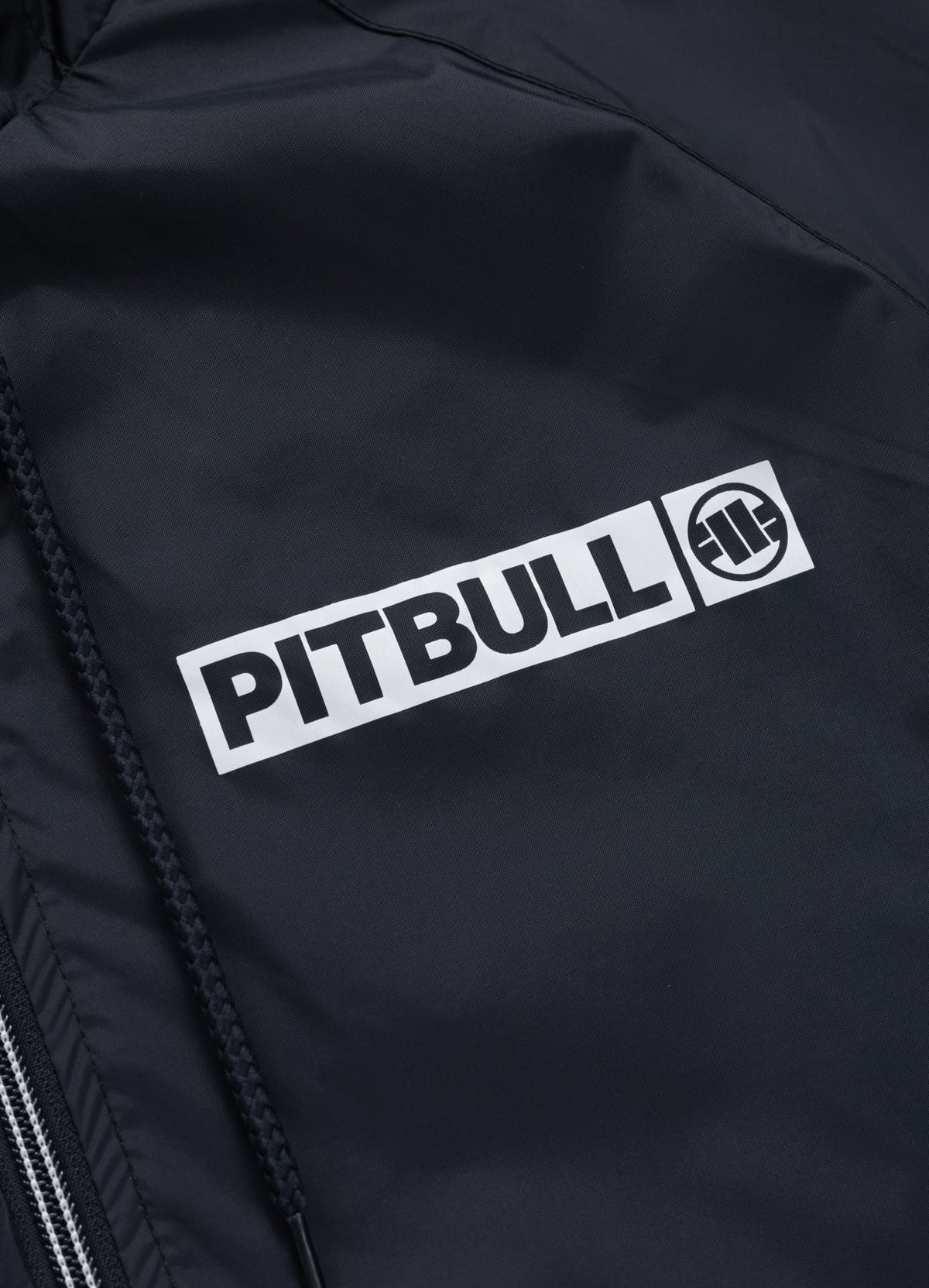 Men's hooded jacket Athletic Logo - Navy