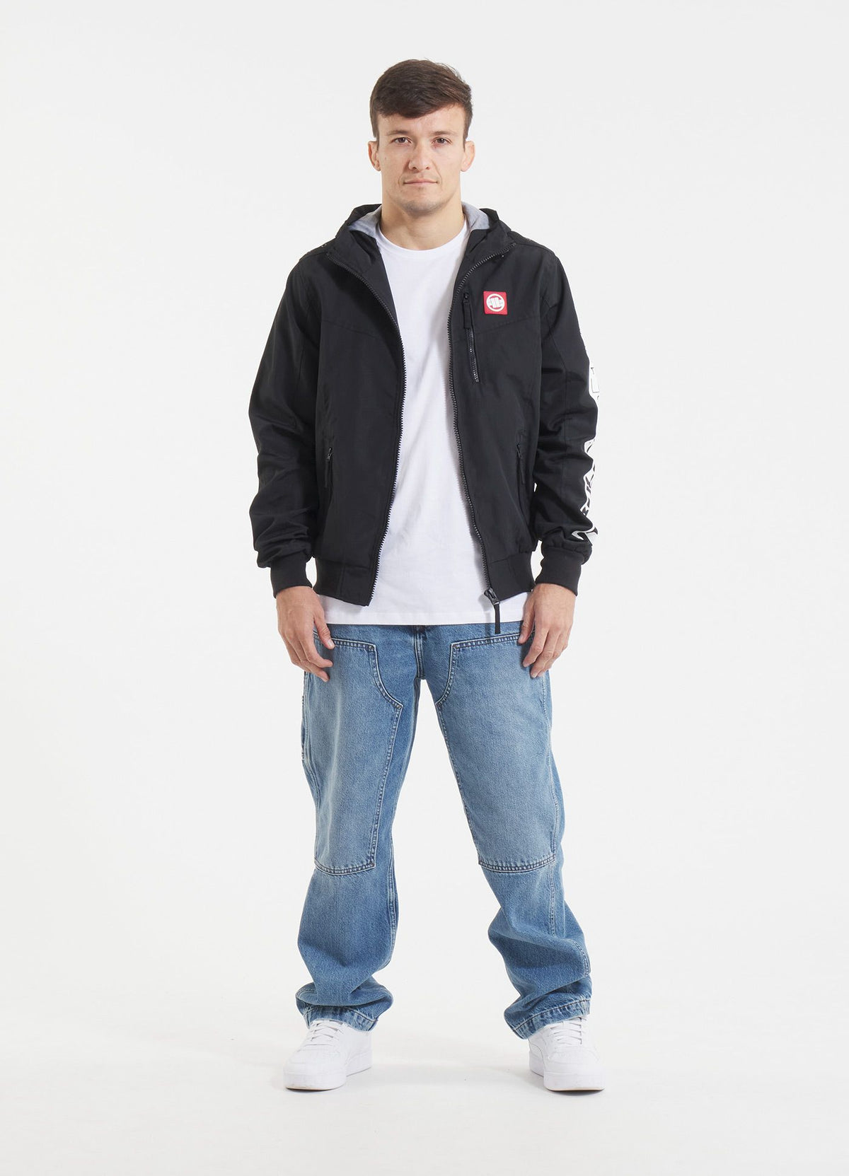 Men&#39;s hooded jacket Cabrillo Summer - Black