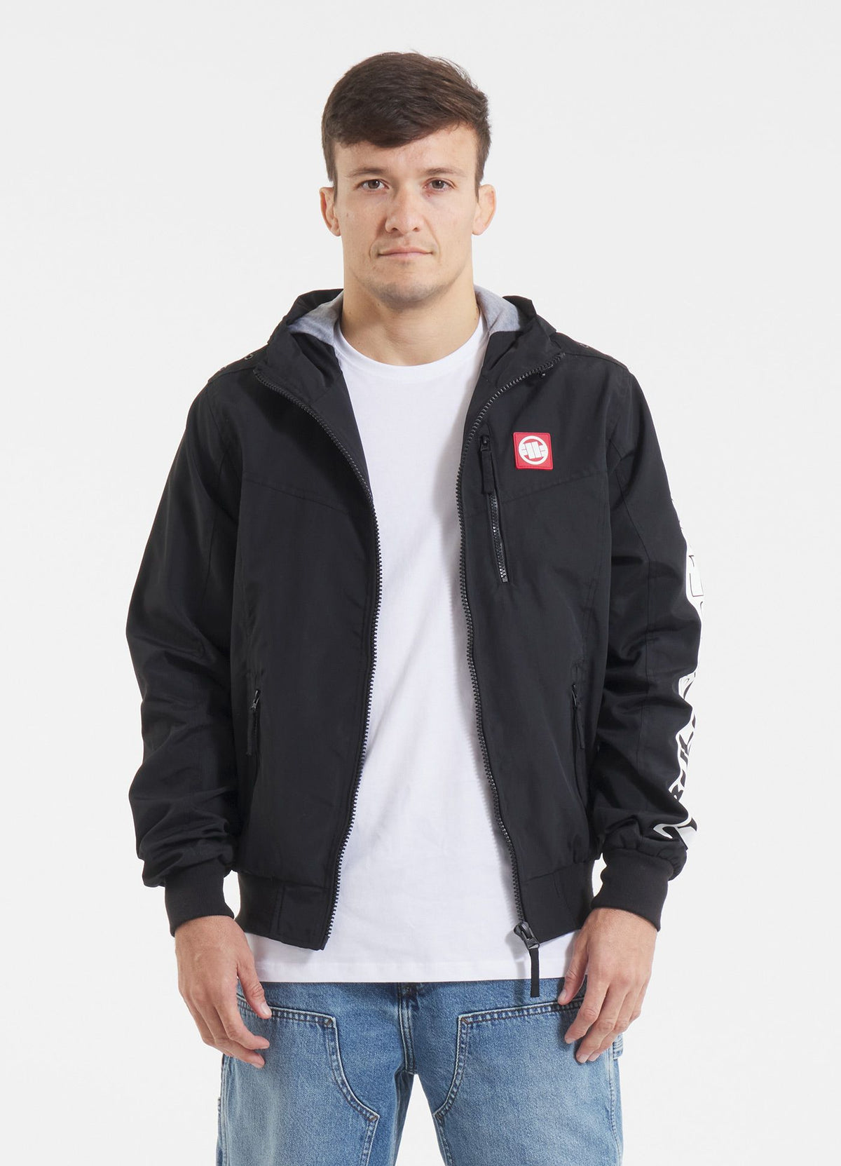 Men&#39;s hooded jacket Cabrillo Summer - Black