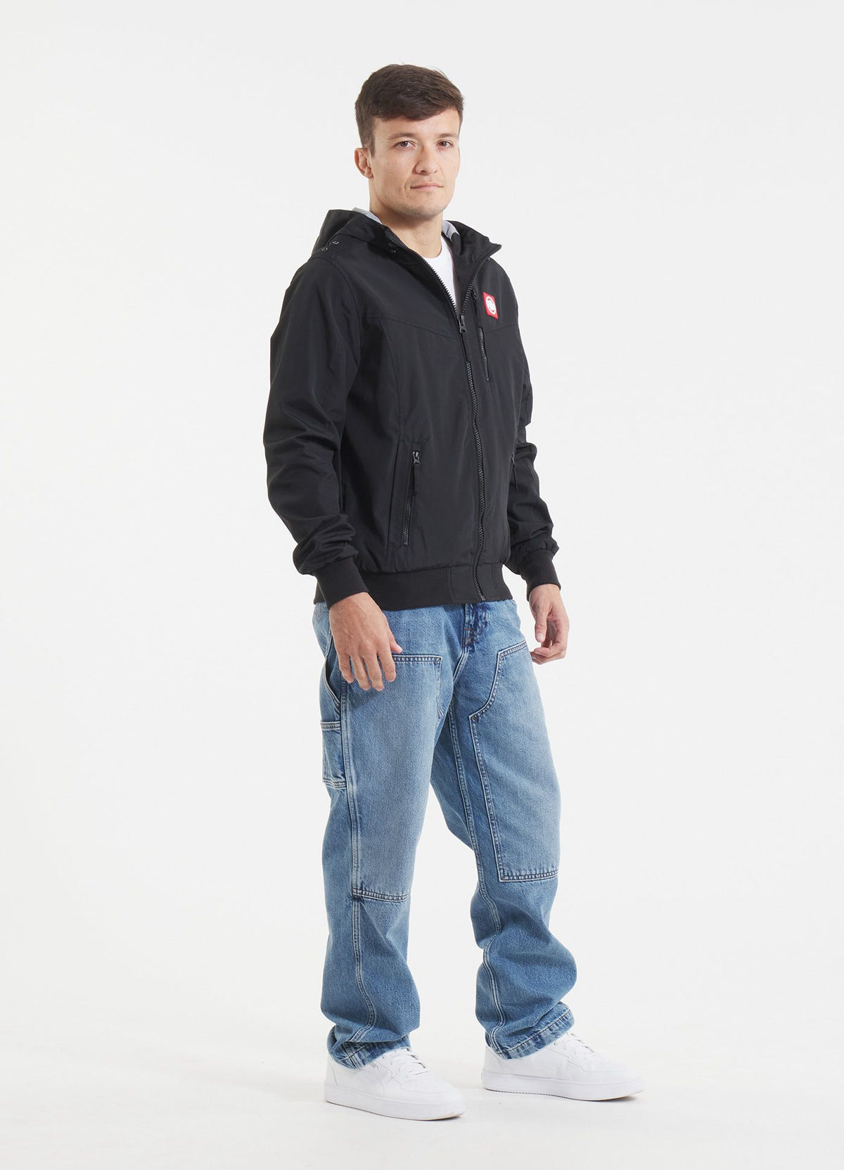 Men&#39;s hooded jacket Cabrillo Summer - Black