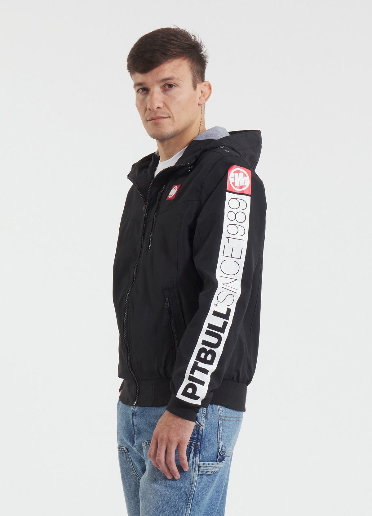 Men&#39;s hooded jacket Cabrillo Summer - Black