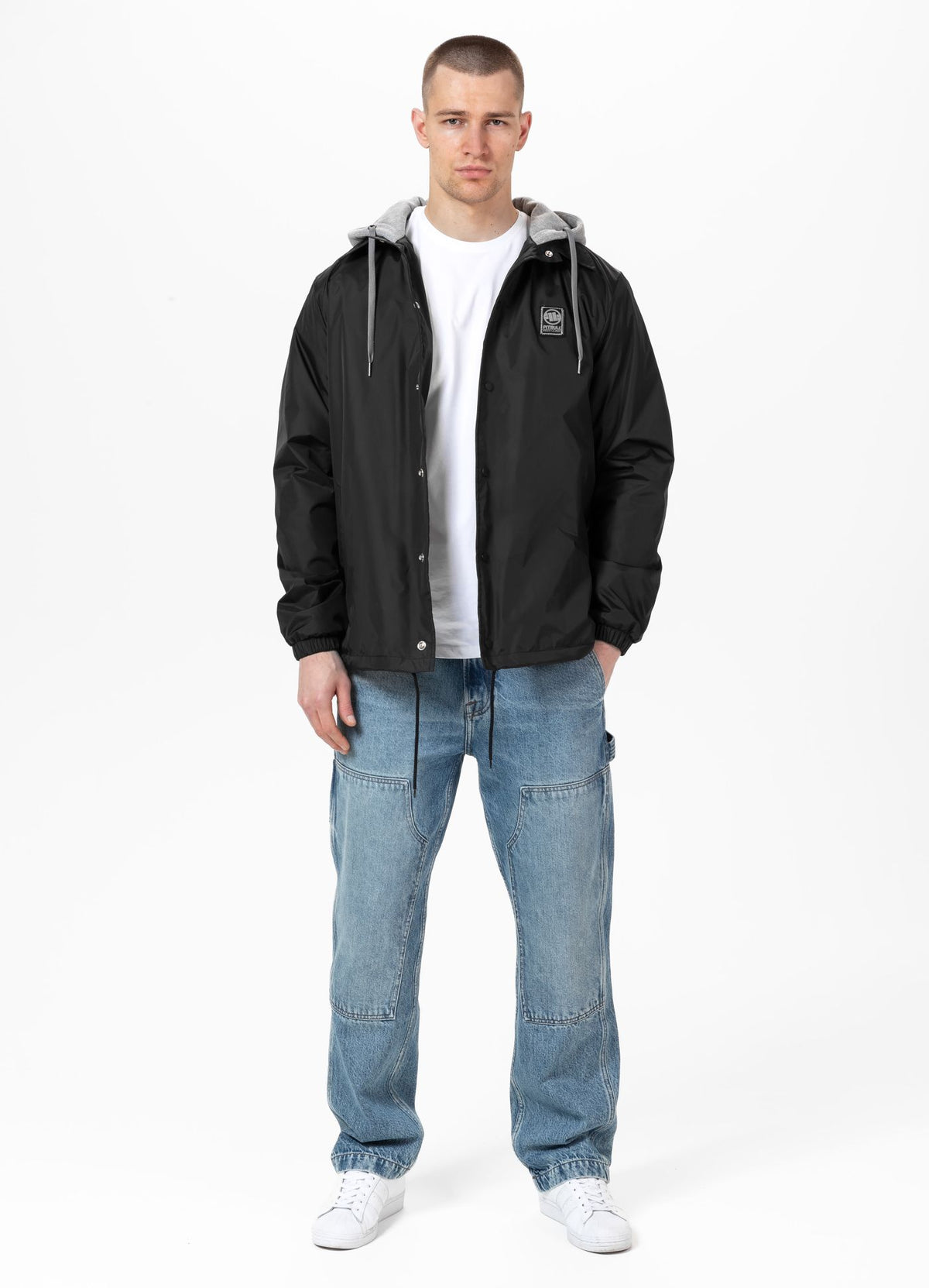 Men&#39;s transitional hooded jacket Donaker