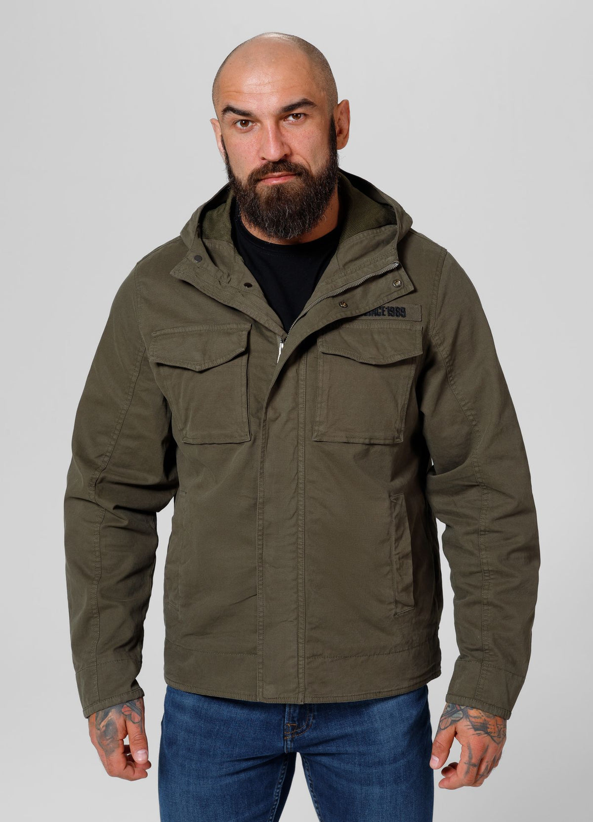 Men&#39;s transitional hooded jacket Fallon