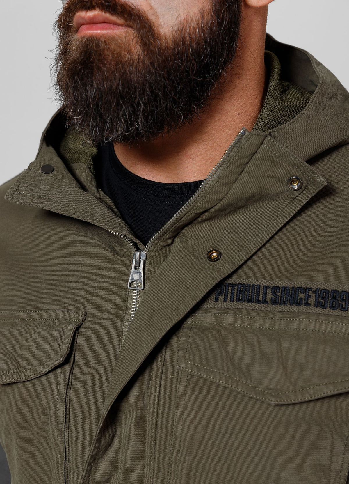 Men&#39;s transitional hooded jacket Fallon