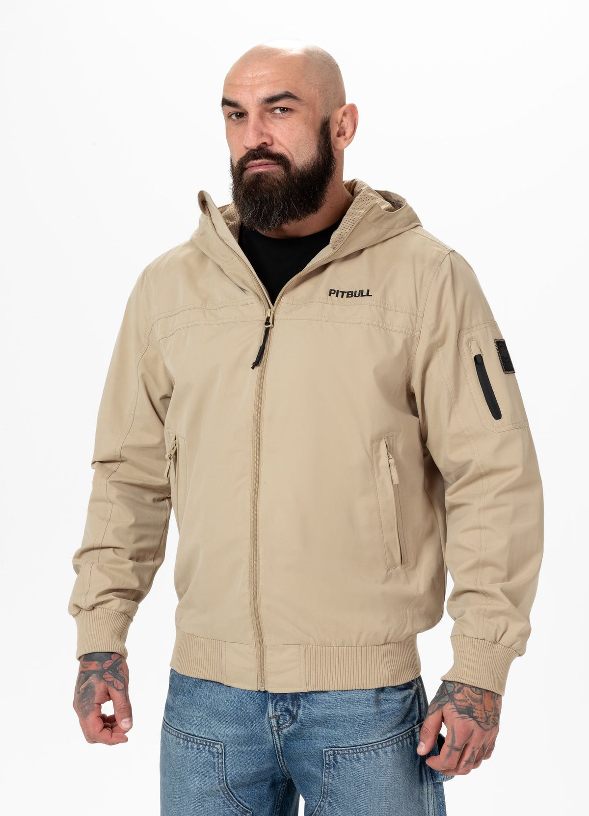 Men&#39;s hooded jacket Longwood - Sand