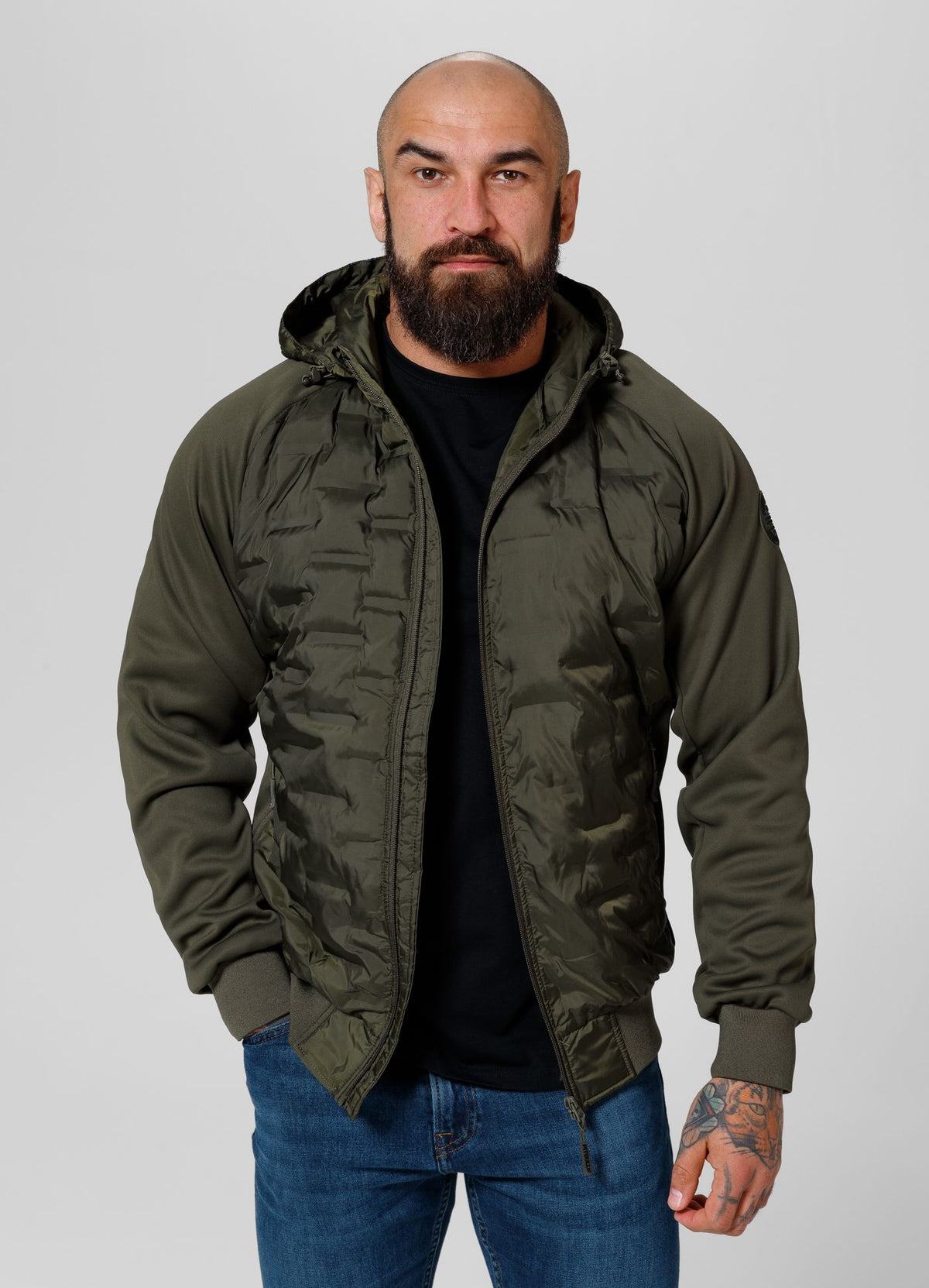 Men&#39;s transitional hooded jacket Roxton