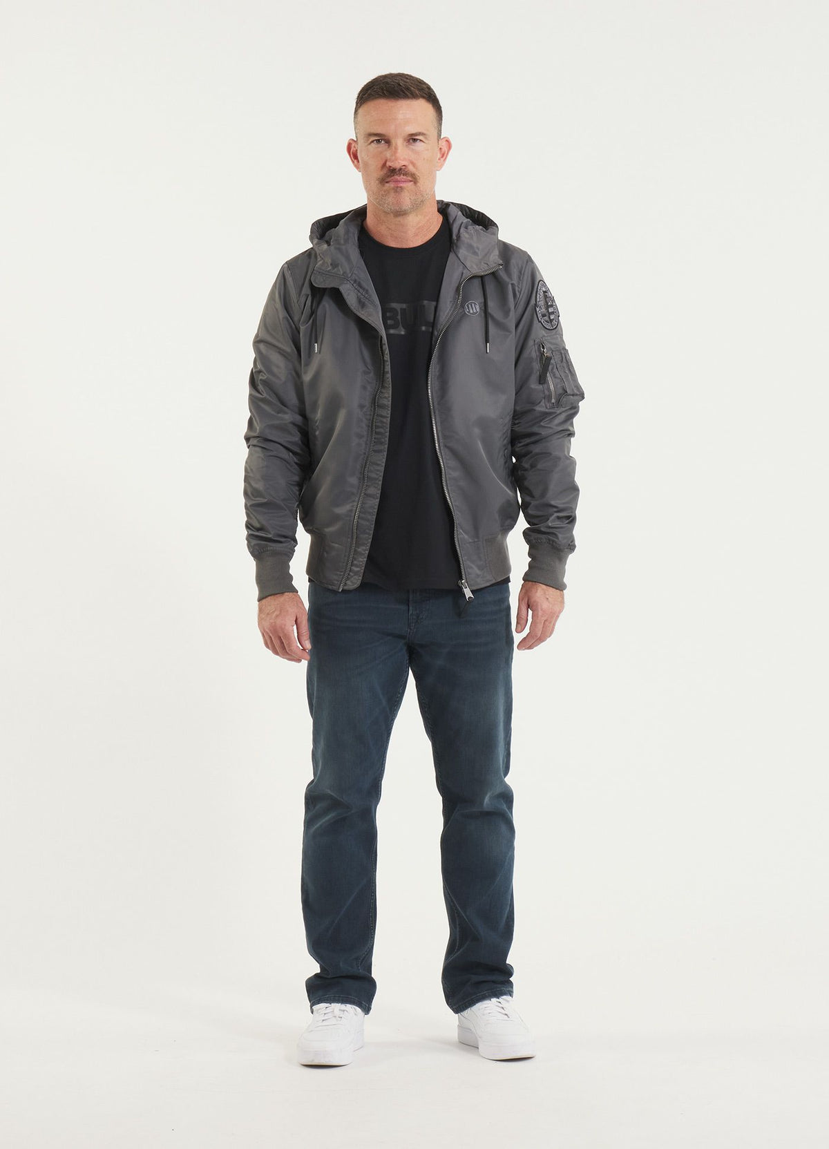 Men's hooded jacket Starwood II - Graphite