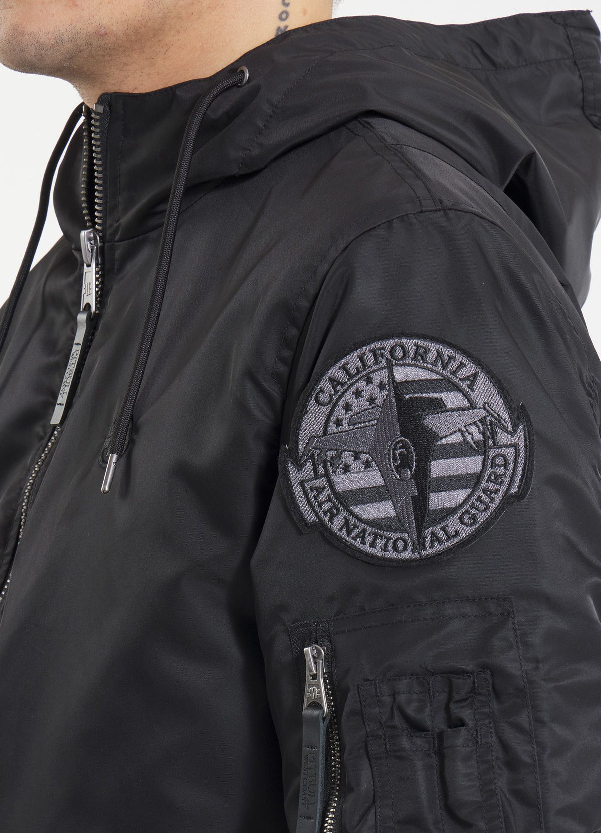 Men&#39;s hooded jacket Starwood II - Black