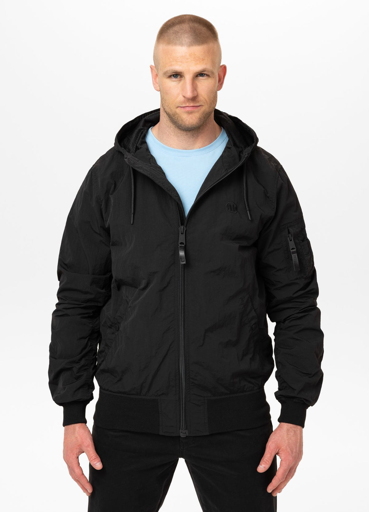 Men&#39;s hooded jacket STEIN - Black