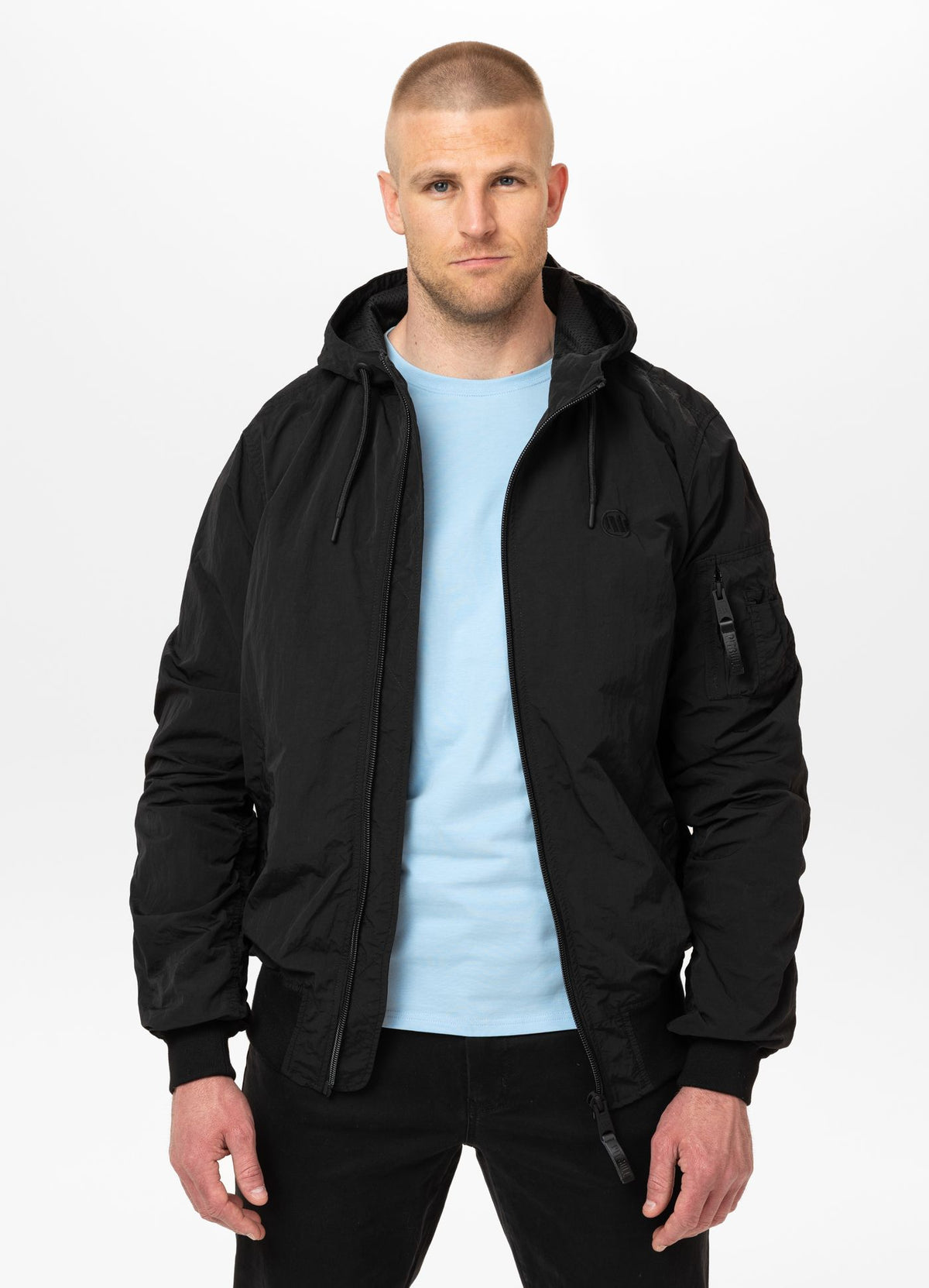 Men's hooded jacket STEIN - Black