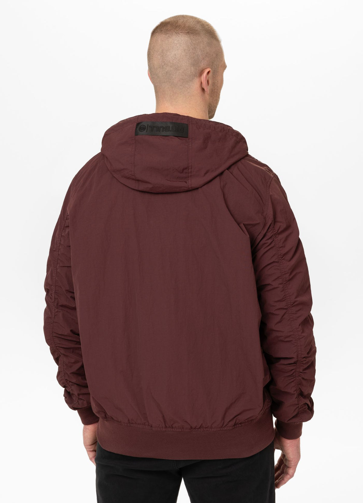Men&#39;s hooded jacket STEIN - Burgundy