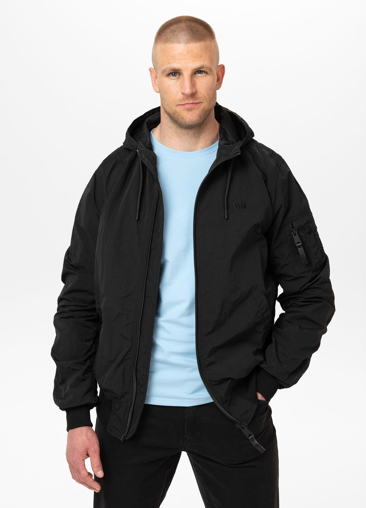 Men's hooded jacket STEIN - Black