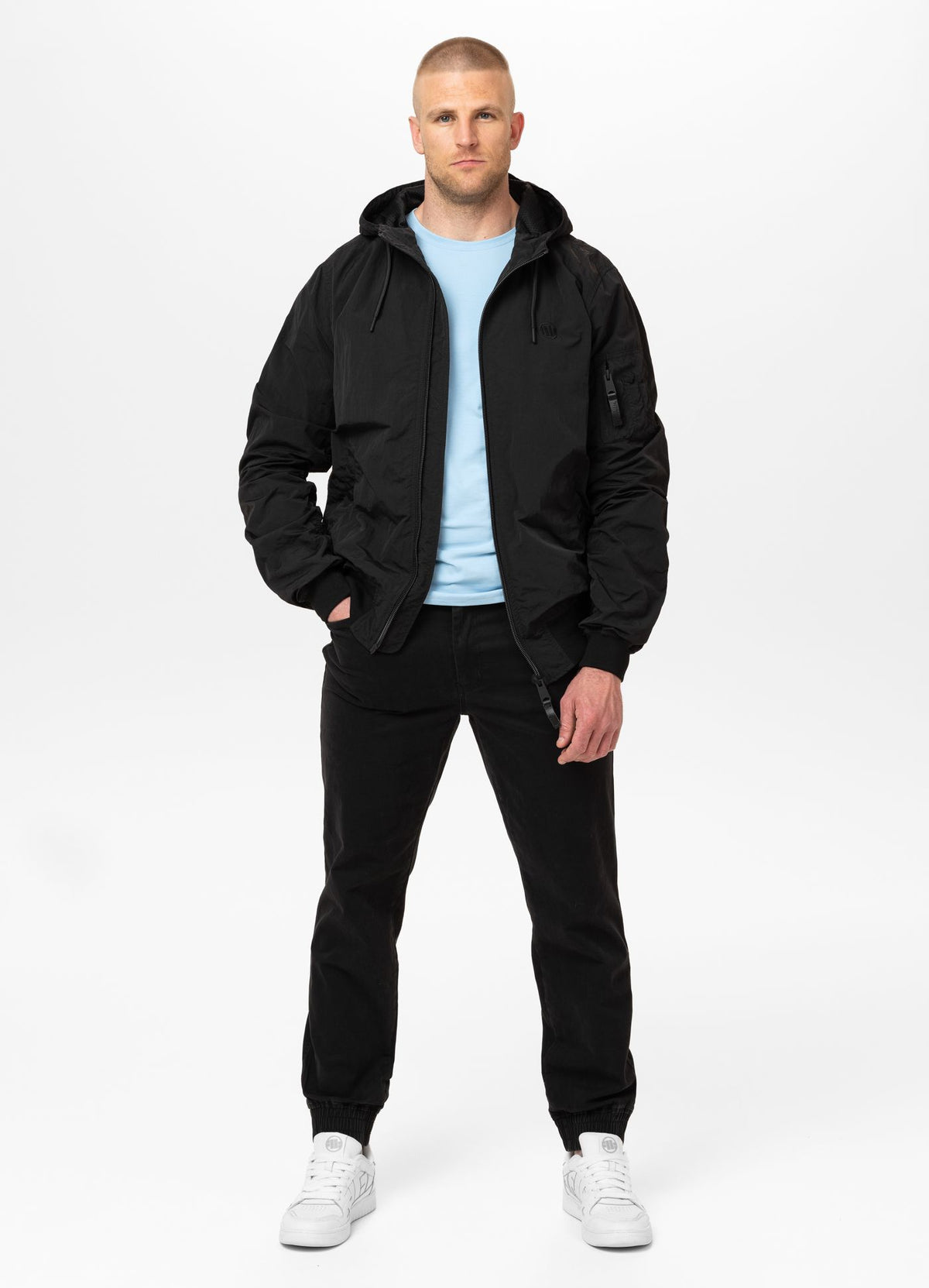 Men&#39;s hooded jacket STEIN - Black