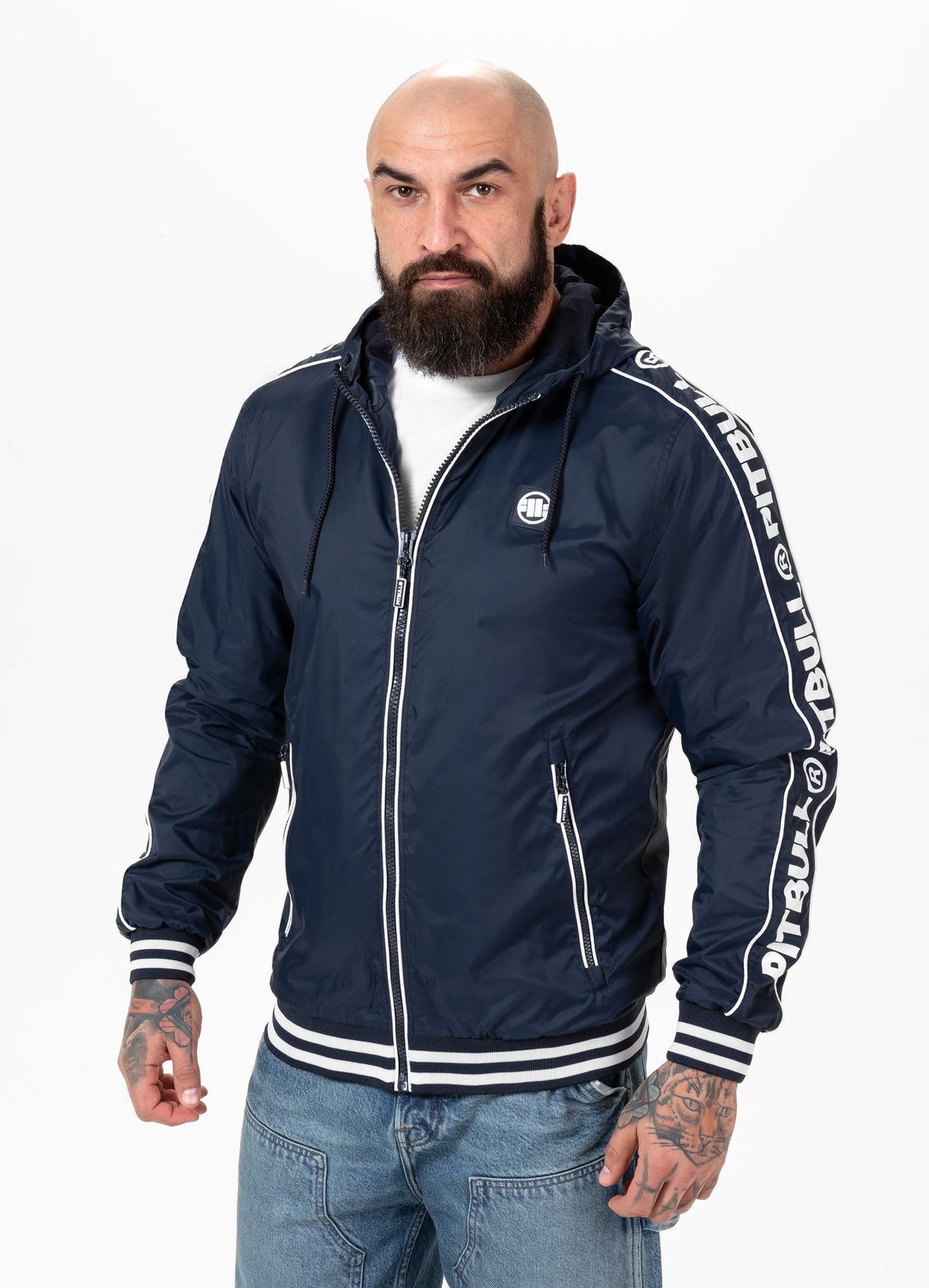 Men&#39;s hooded jacket Whitewood - Navy