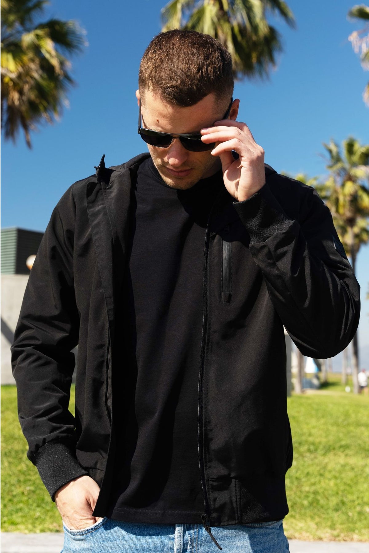 Men&#39;s transitional hooded jacket Lakeport