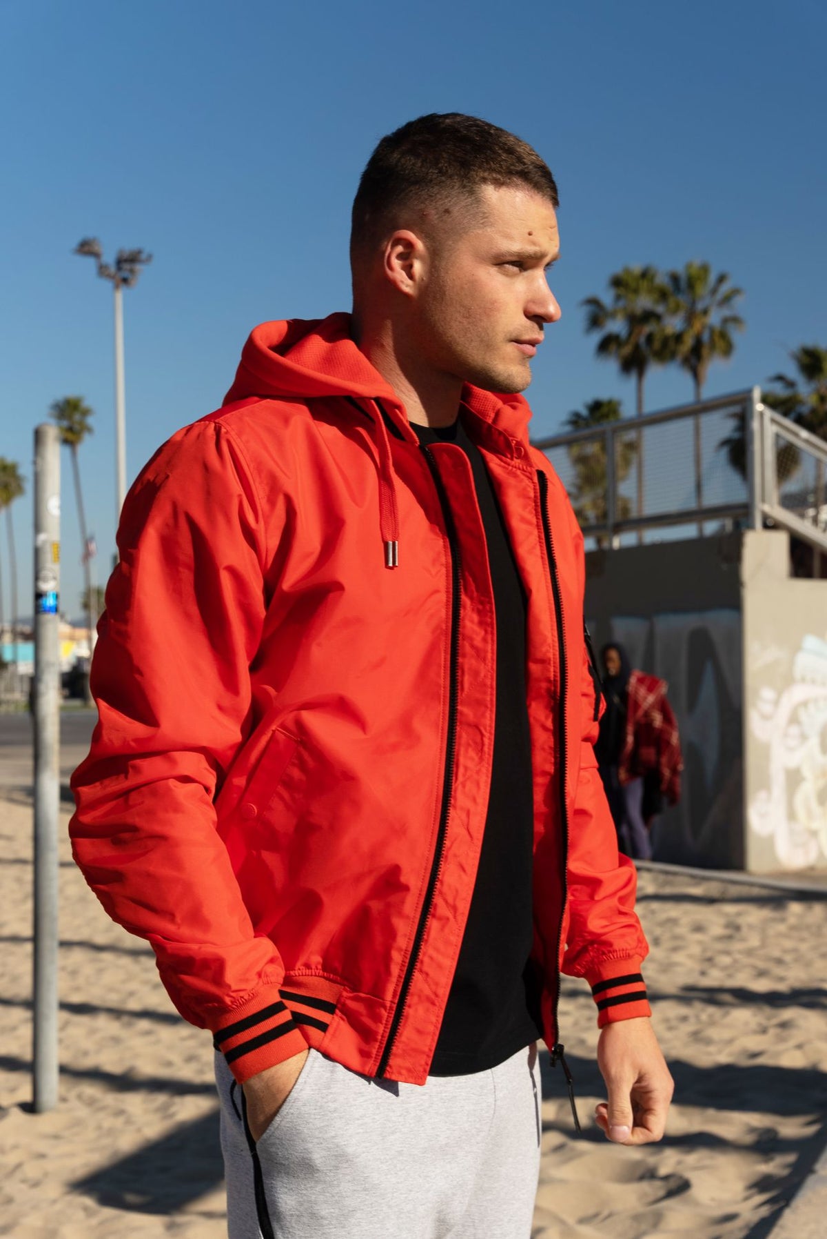 Men&#39;s transitional hooded jacket Nimitz
