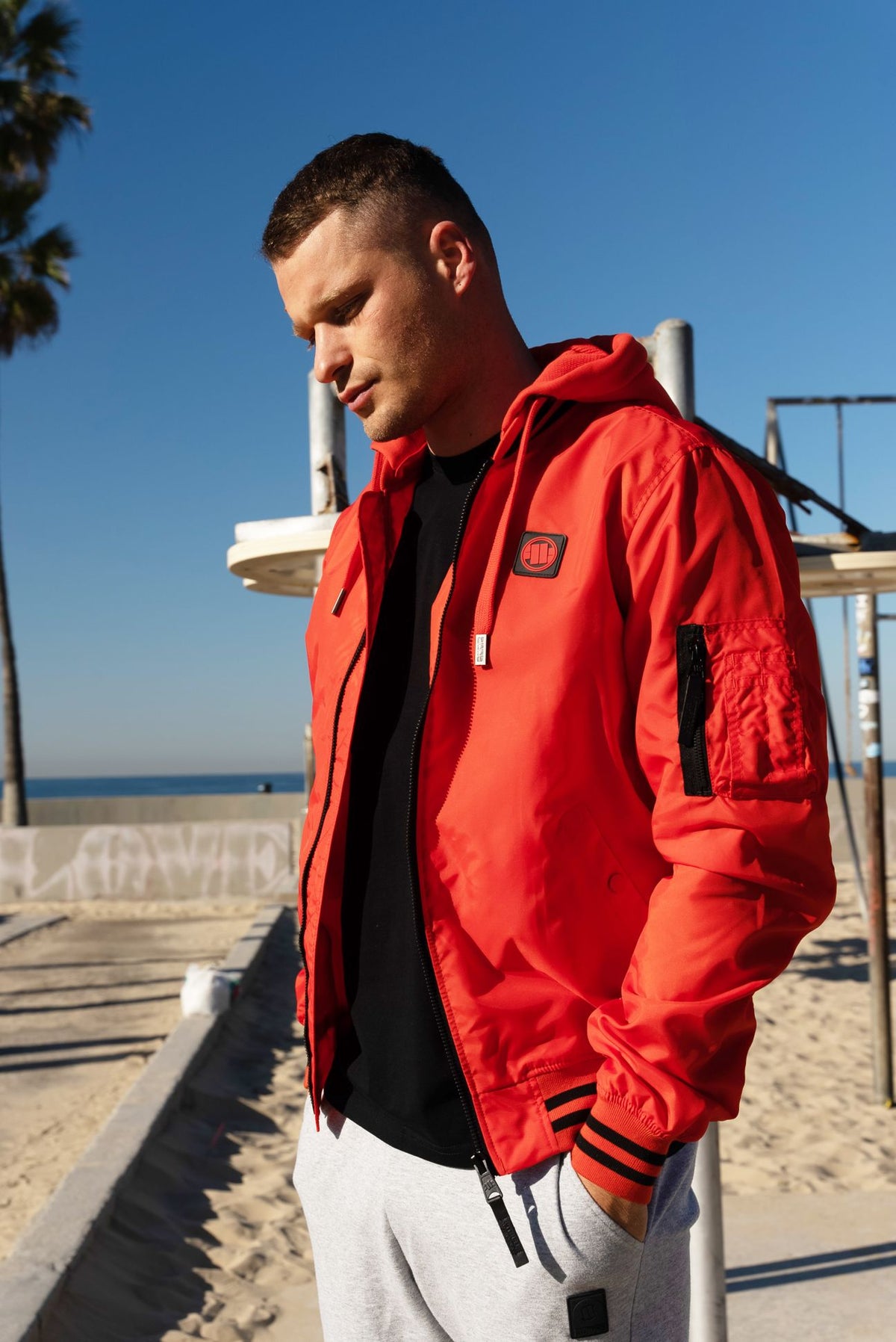 Men&#39;s transitional hooded jacket Nimitz