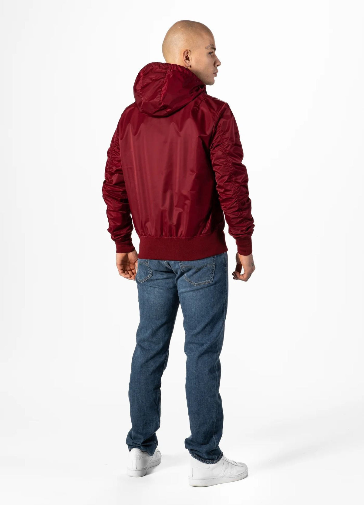 Men&#39;s hooded jacket Starwood II - Burgundy